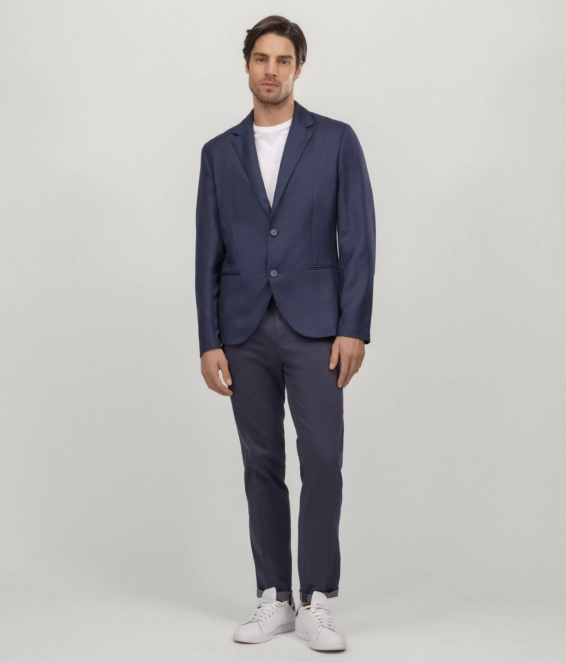 New Falconeri Cashmere And Silk Jacket blue -8019 - blue