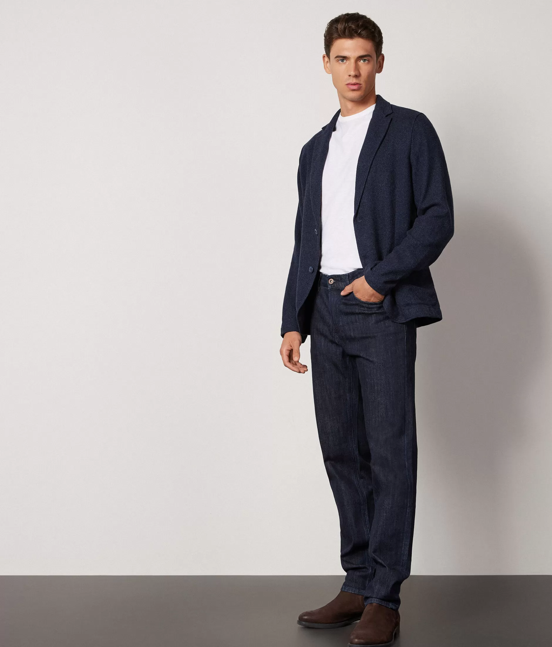 Fashion Falconeri Cashmere Jacket blue -8104 - denim