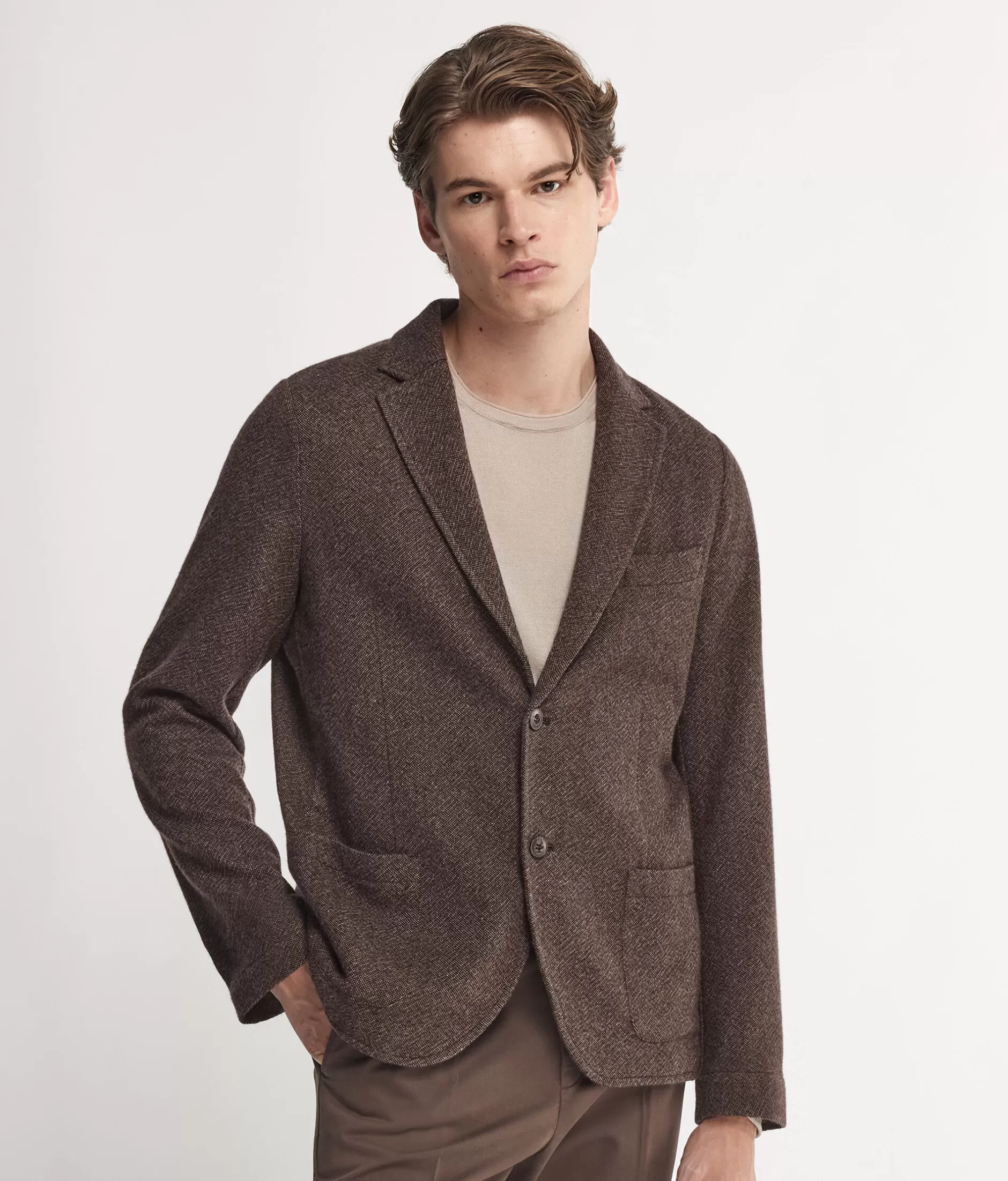 Outlet Falconeri Cashmere Jacket brown -8637 - noce