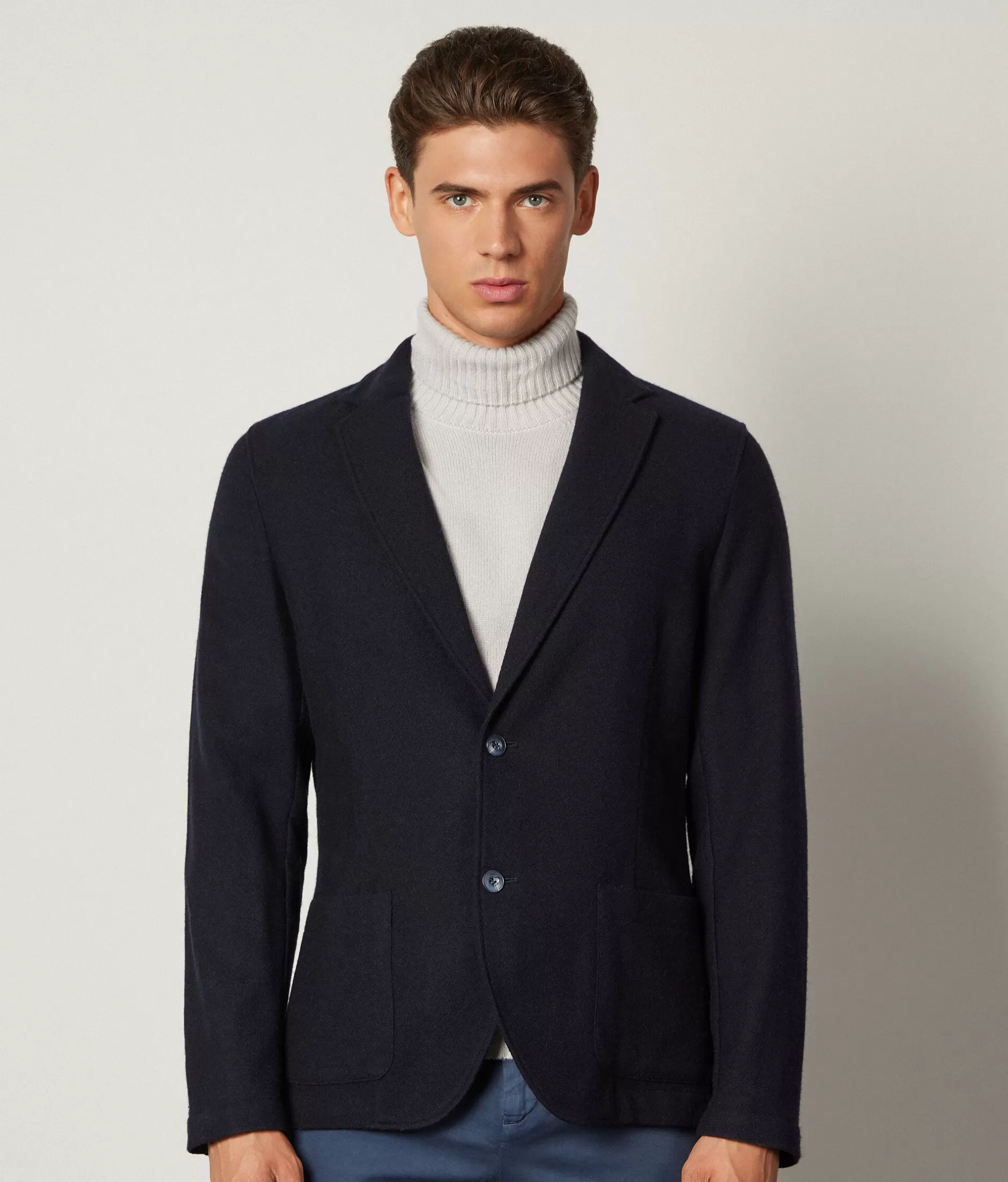 Store Falconeri Cashmere Jacket blue -9400 - navy blue