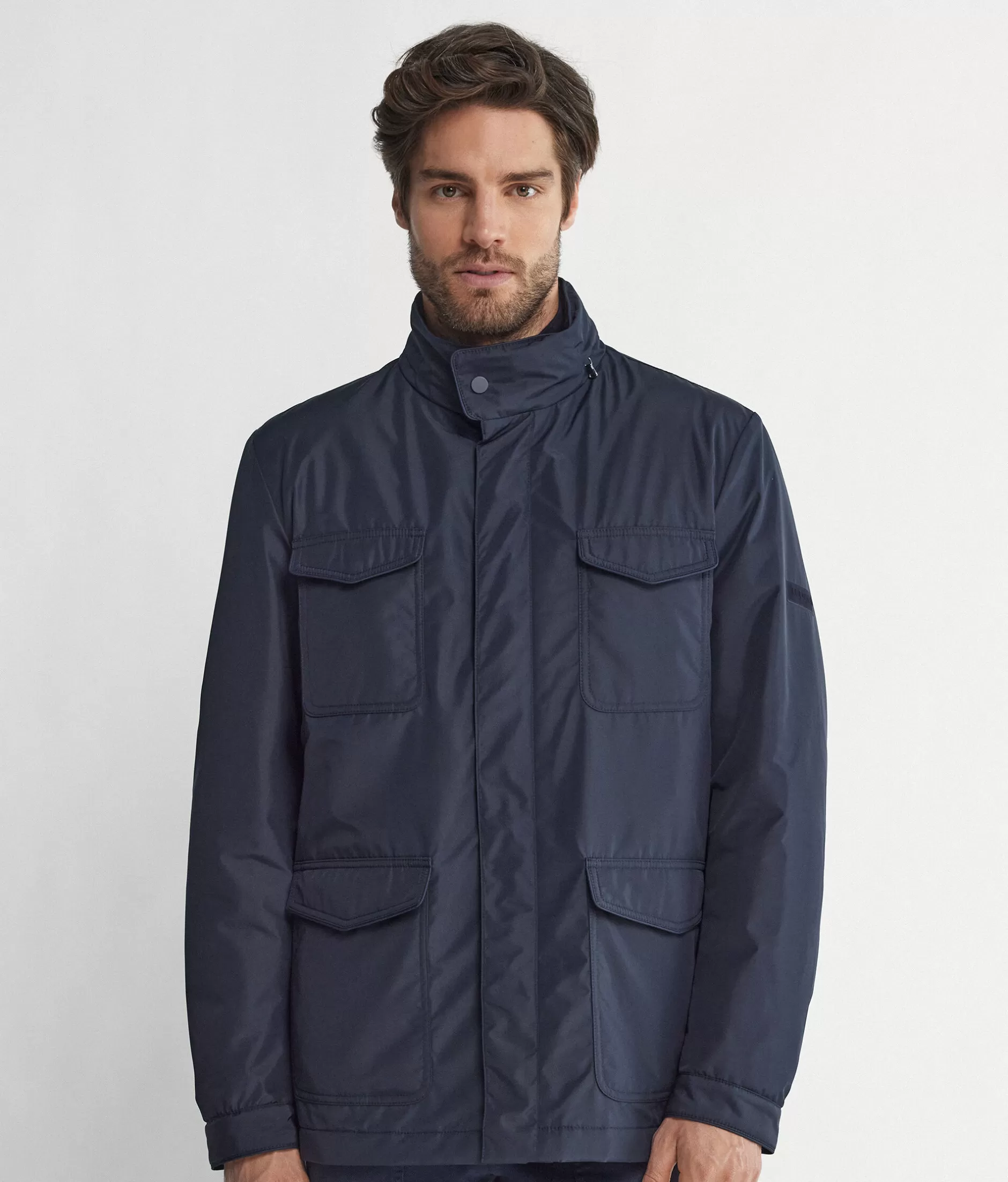 Best Falconeri Cashmere Saharan Technical Jacket blue -9400 - navy blue