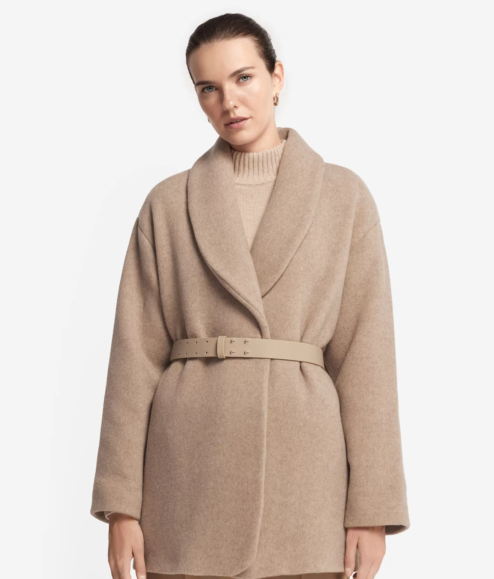 Flash Sale Falconeri Cashmere Shawl Coat brown -8521 - camel