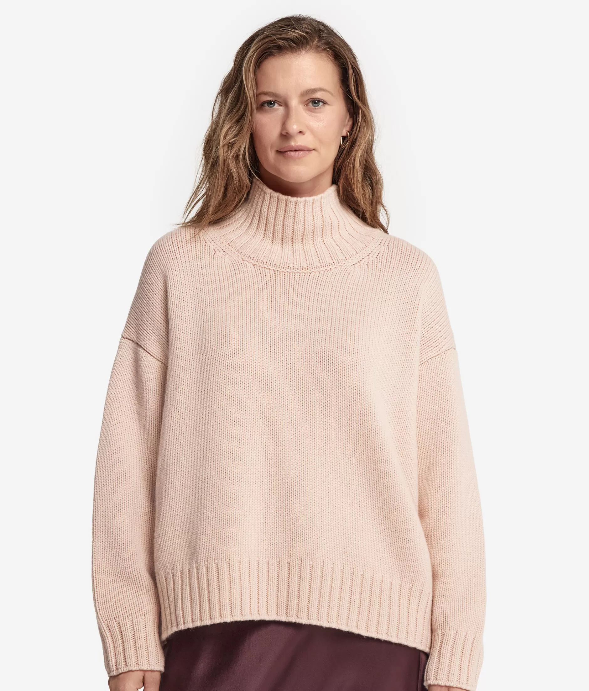 Flash Sale Falconeri Cashmere Tricot Boat-Neck Style Sweater pink -9081 - confetti