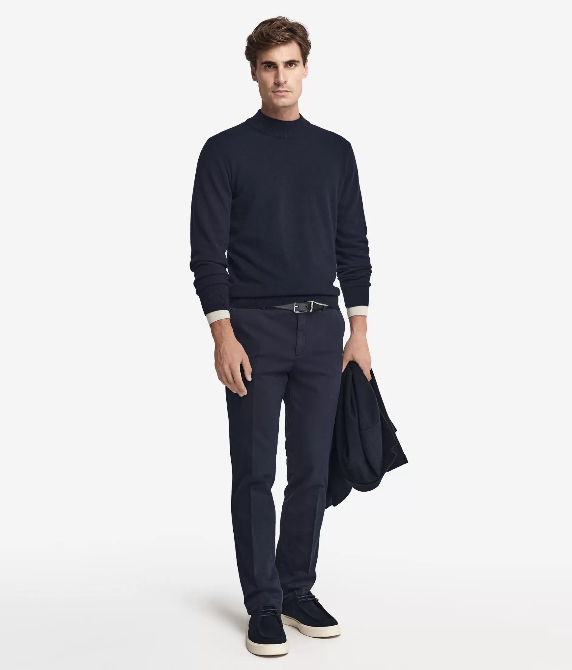 Discount Falconeri Chino Pants blue -8800 - garment-dyed navy blue