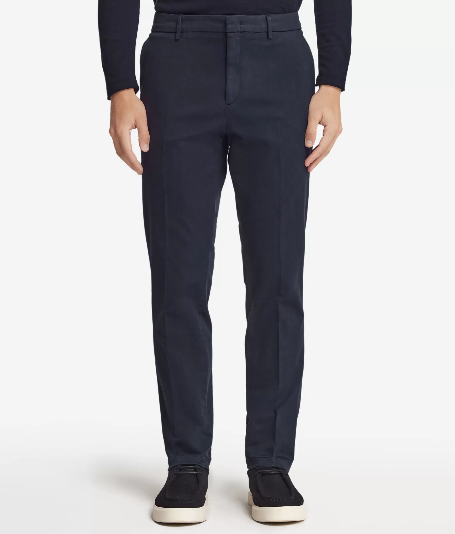 Discount Falconeri Chino Pants blue -8800 - garment-dyed navy blue