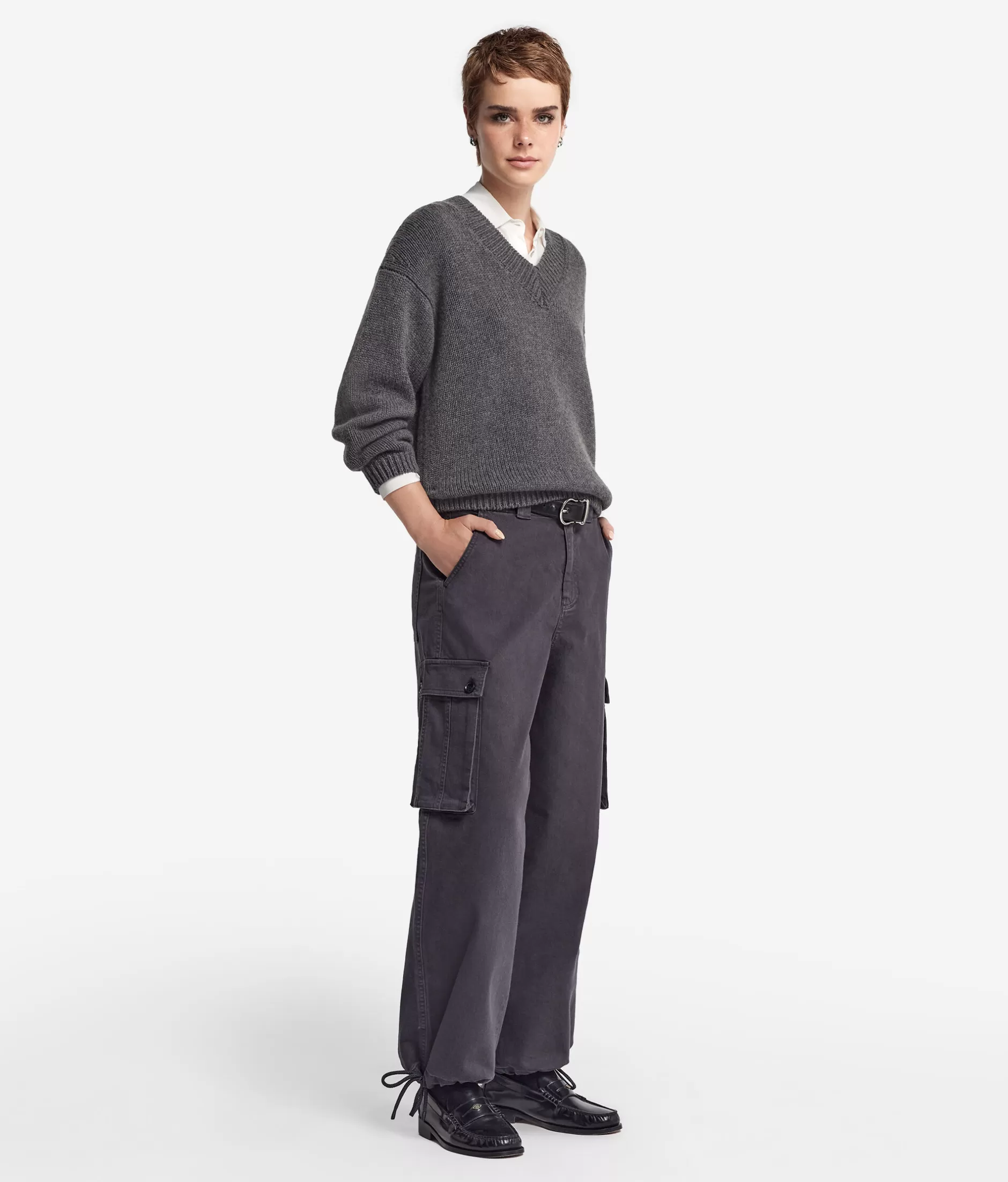 Flash Sale Falconeri Cotton Cargo Pants grey -8000 - anthracite