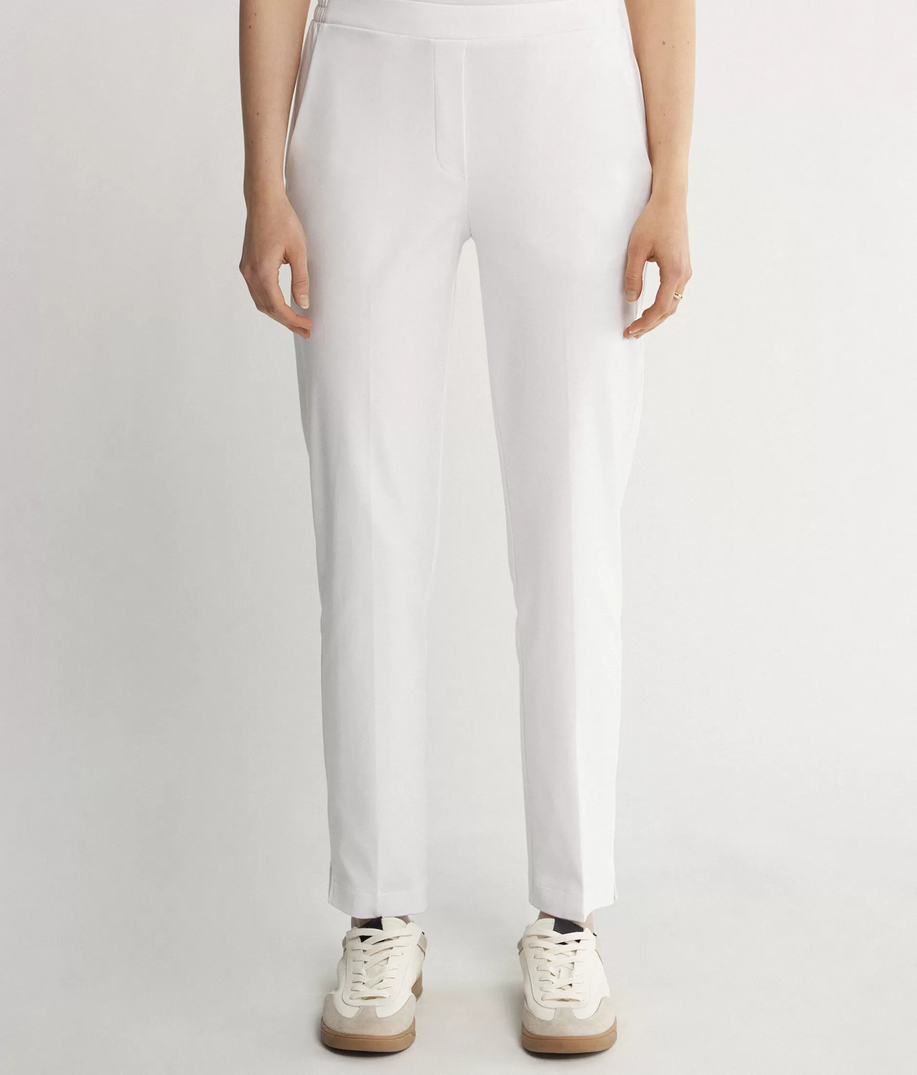 Cheap Falconeri Cotton Cigarette Pants white -8078 - white