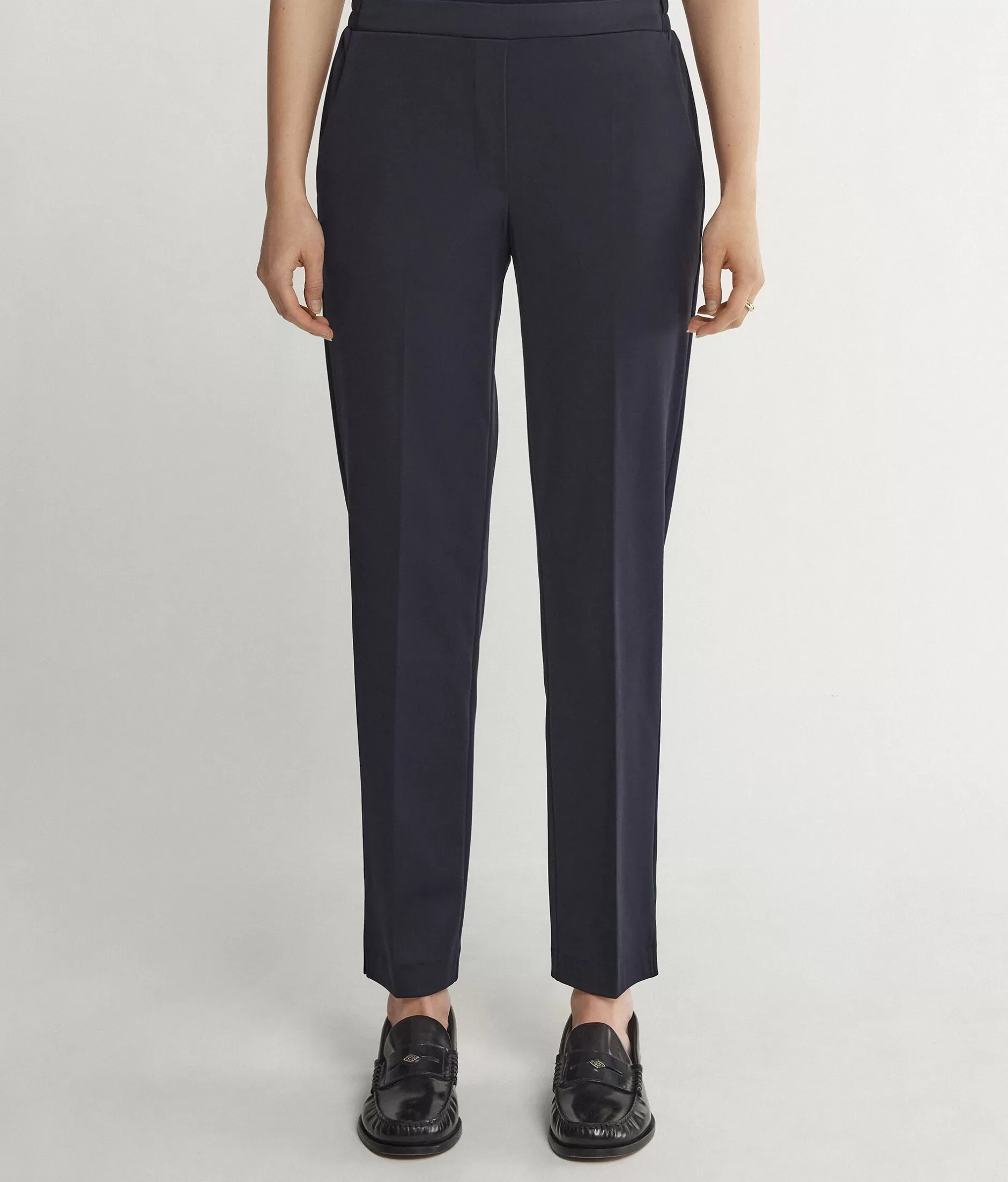 Best Falconeri Cotton Cigarette Pants blue -9400 - navy blue