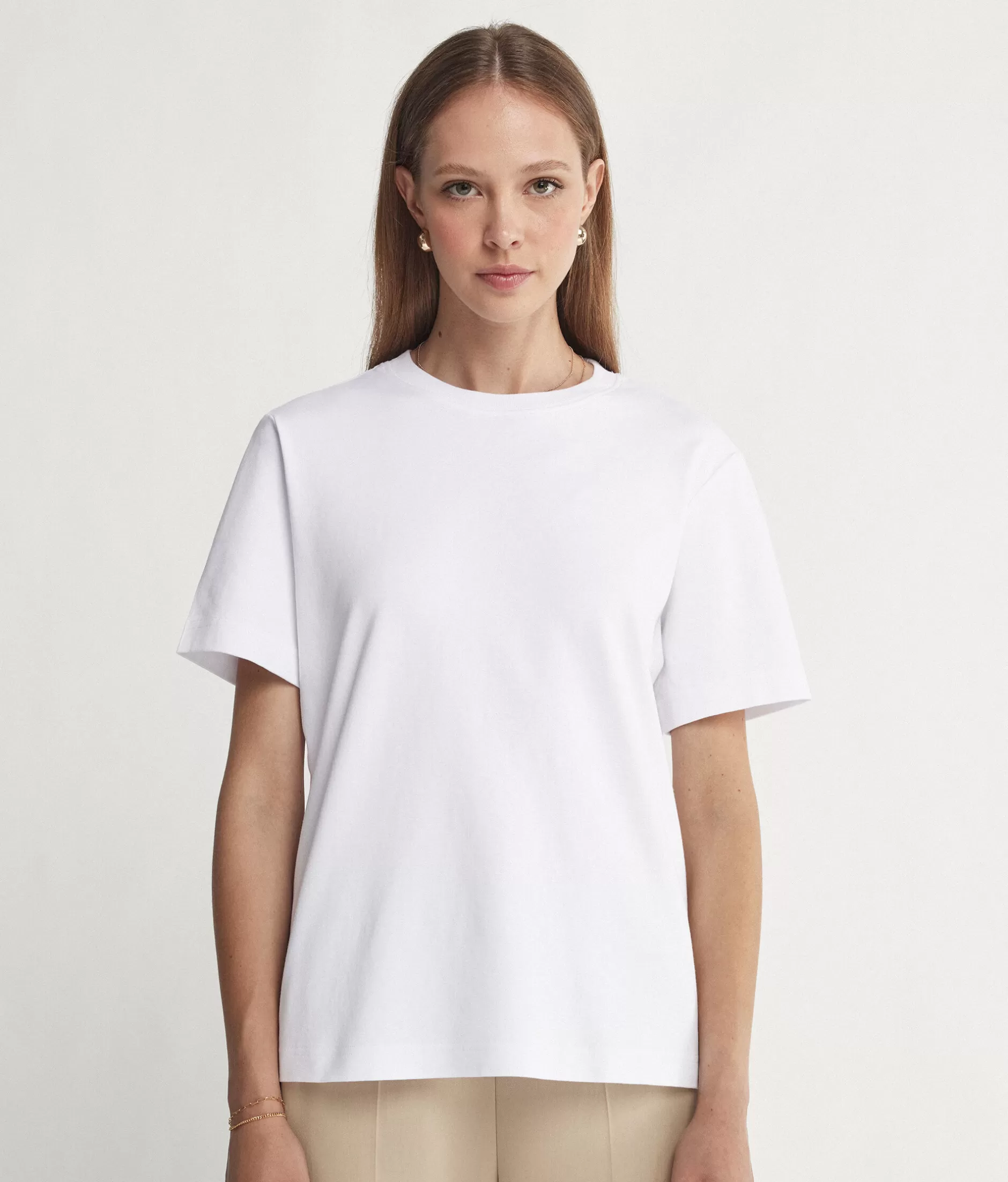 Cheap Falconeri Cotton Crewneck T-shirt. white -8078 - white