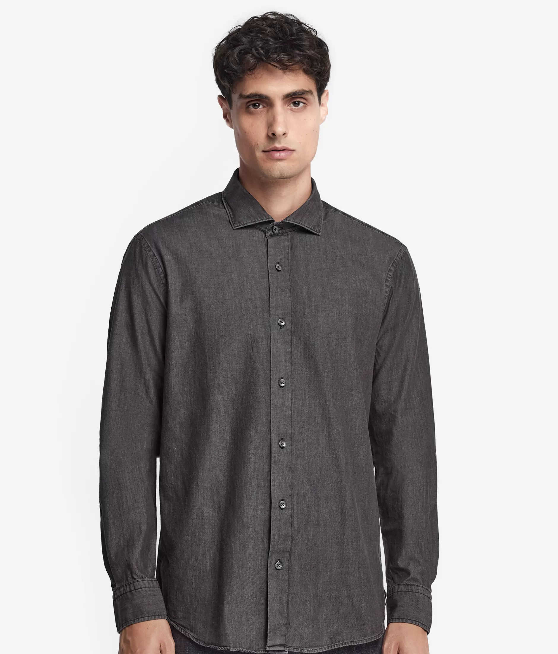 Cheap Falconeri Denim Shirt dark grey -9099 - black denim