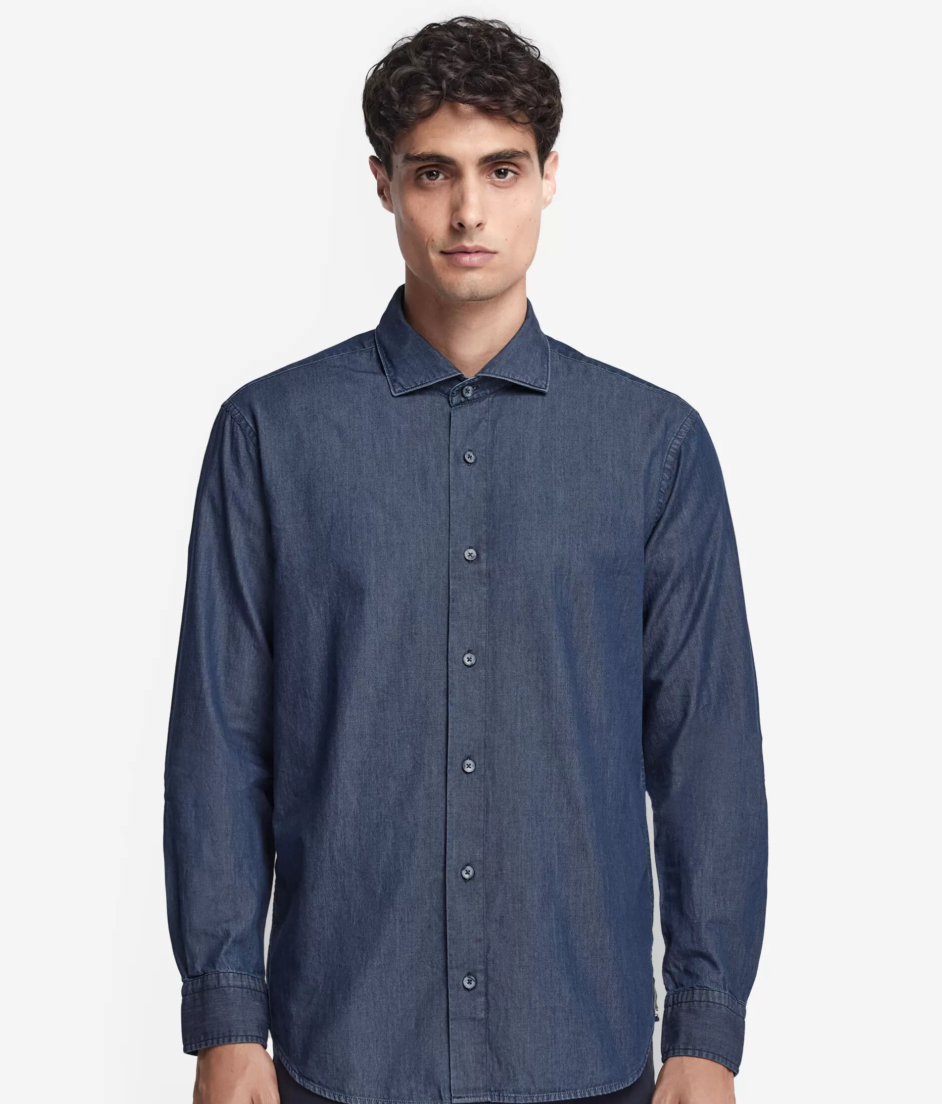 Hot Falconeri Denim Shirt blue -8490 - denim dark