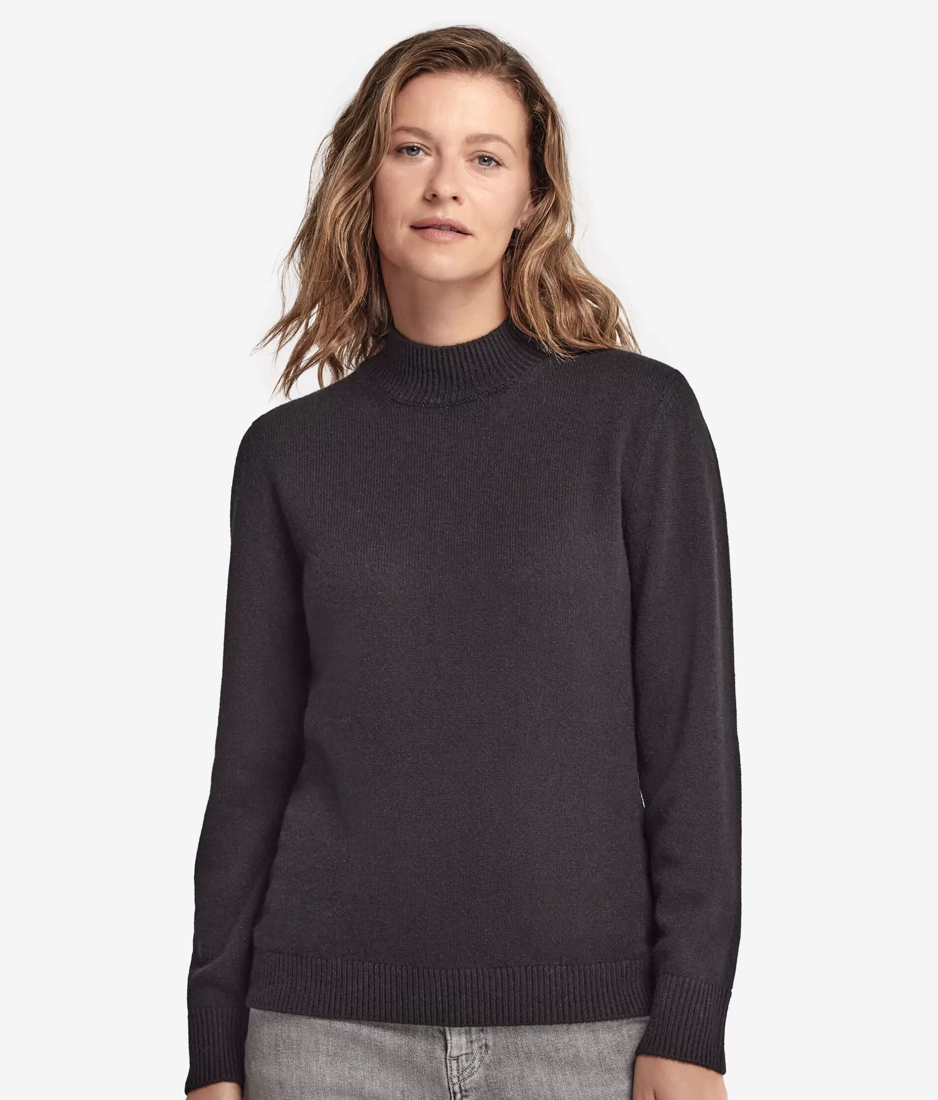 Cheap Falconeri Lightweight Cashmere Turtleneck Sweater black -9107 - black