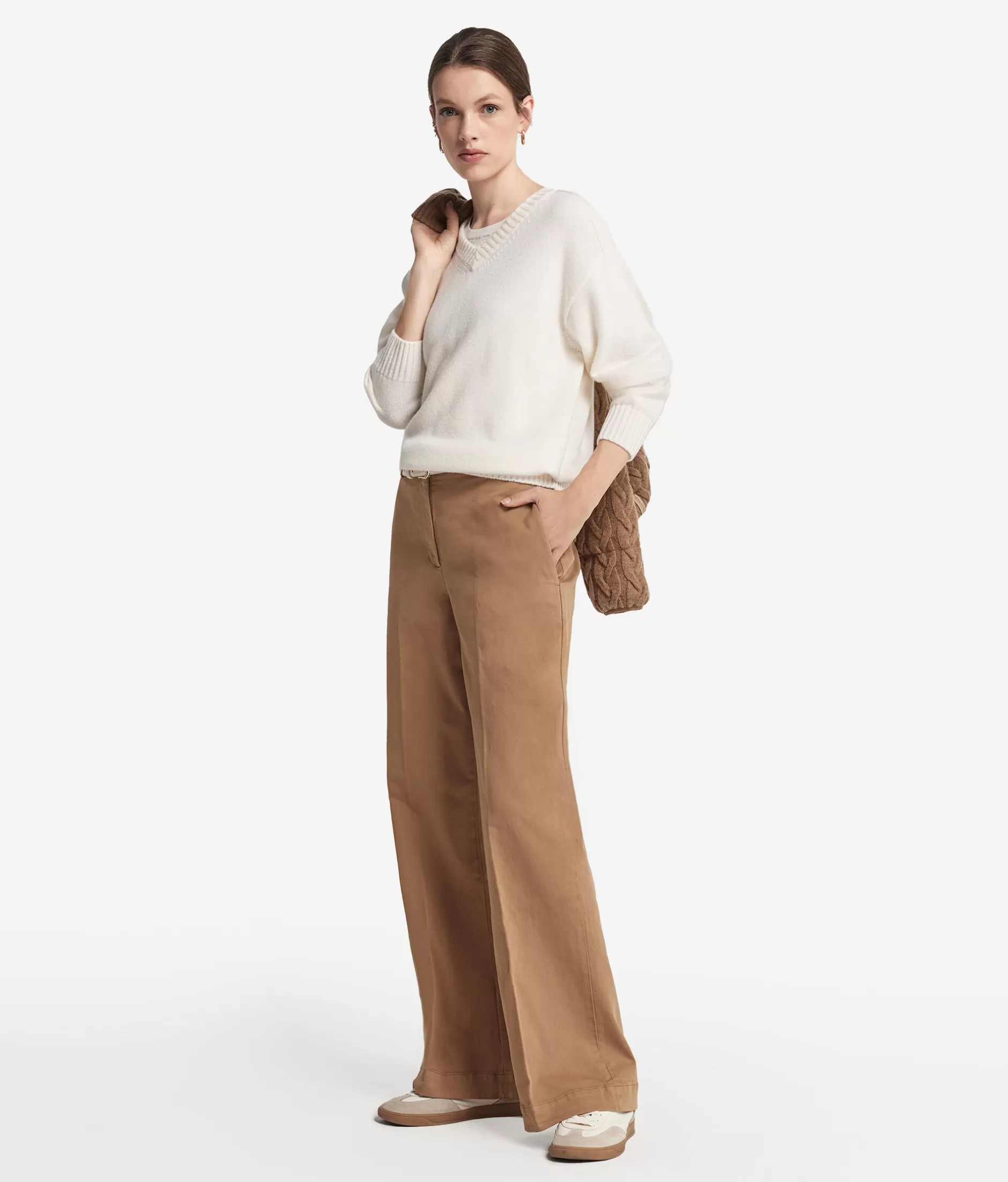 Online Falconeri Palazzo Pants natural -8685 - rum