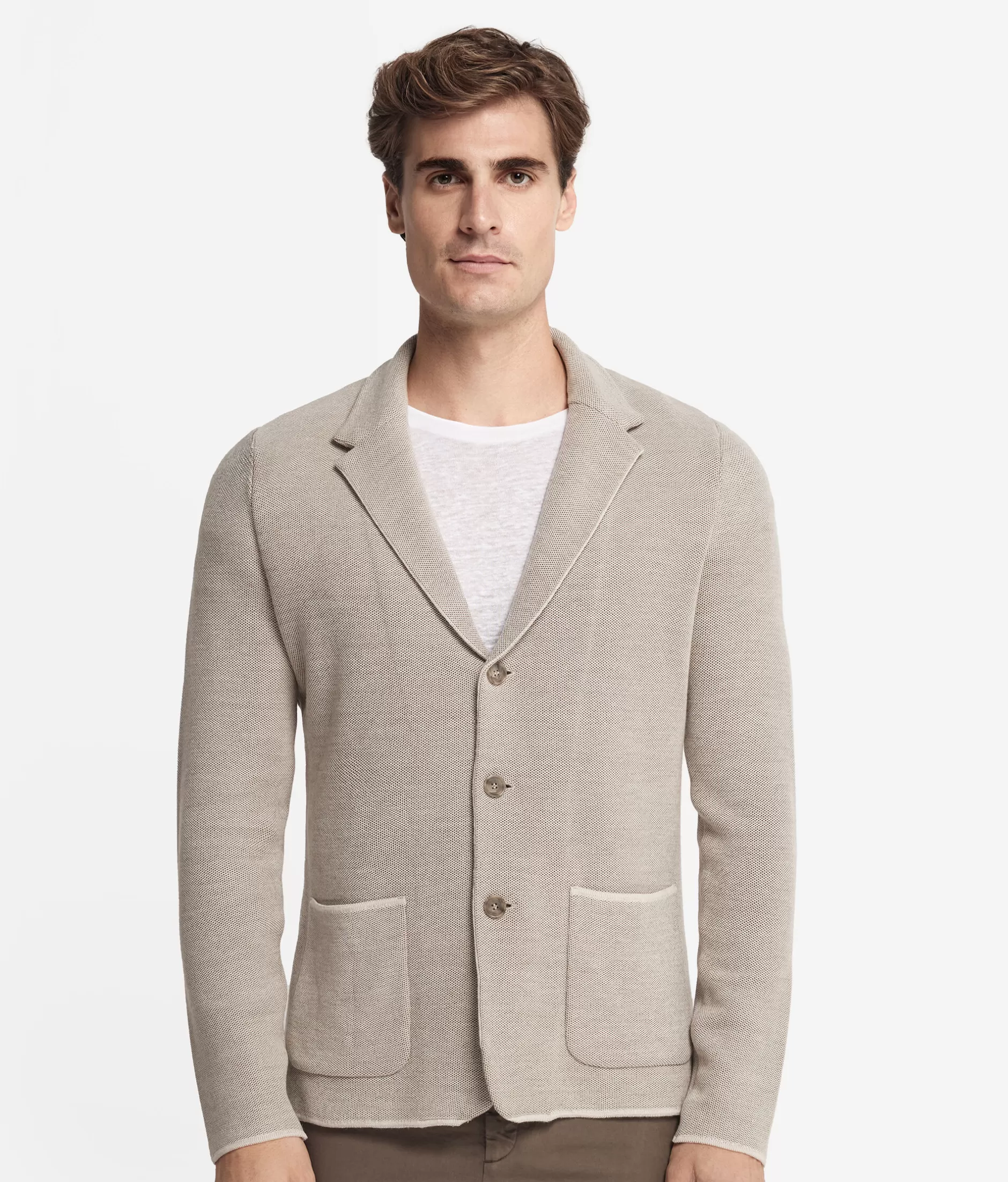 Sale Falconeri Piqué Jacket natural -8052 - naturale