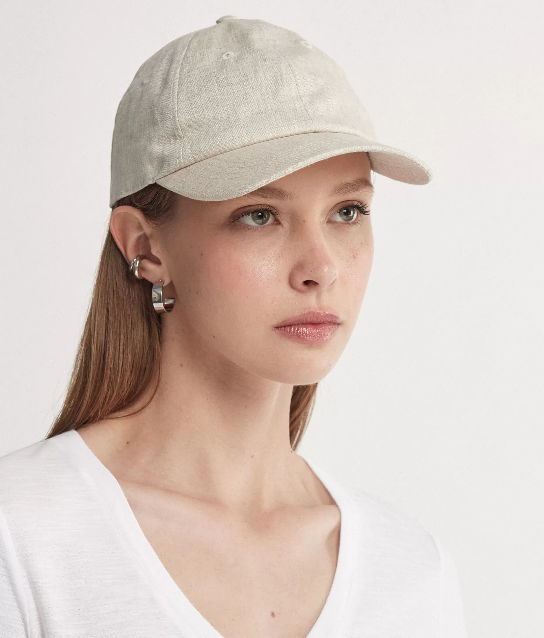 Hot Falconeri Pure Linen Baseball Cap