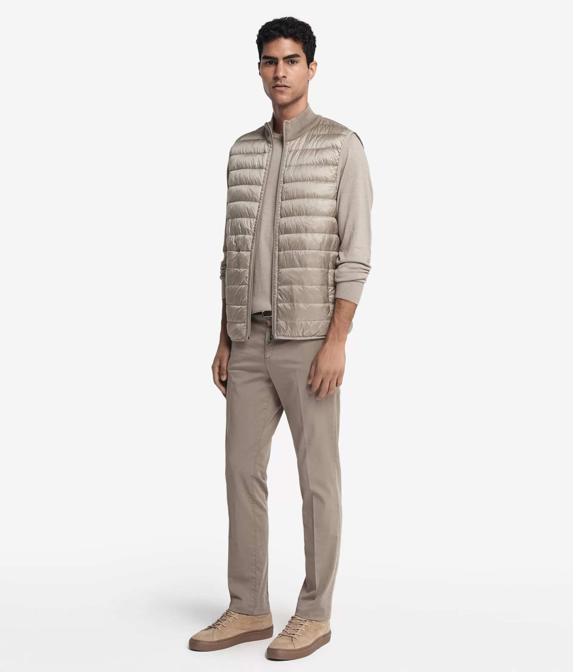 Clearance Falconeri Reversible Cashmere Down Vest natural -9091 - sand