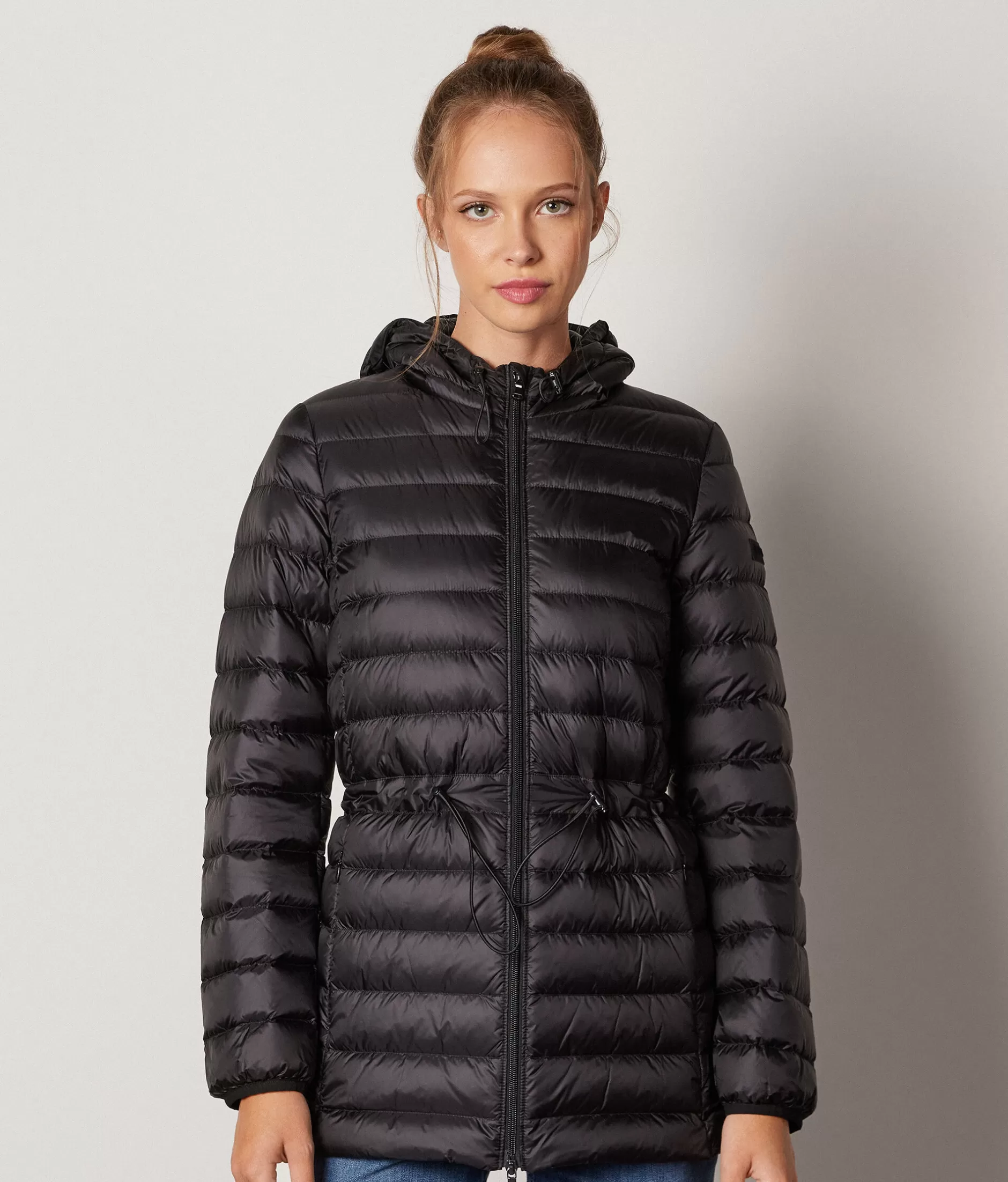 Hot Falconeri Short Quilted Jacket With Hood And Drawstring black -9107 - black