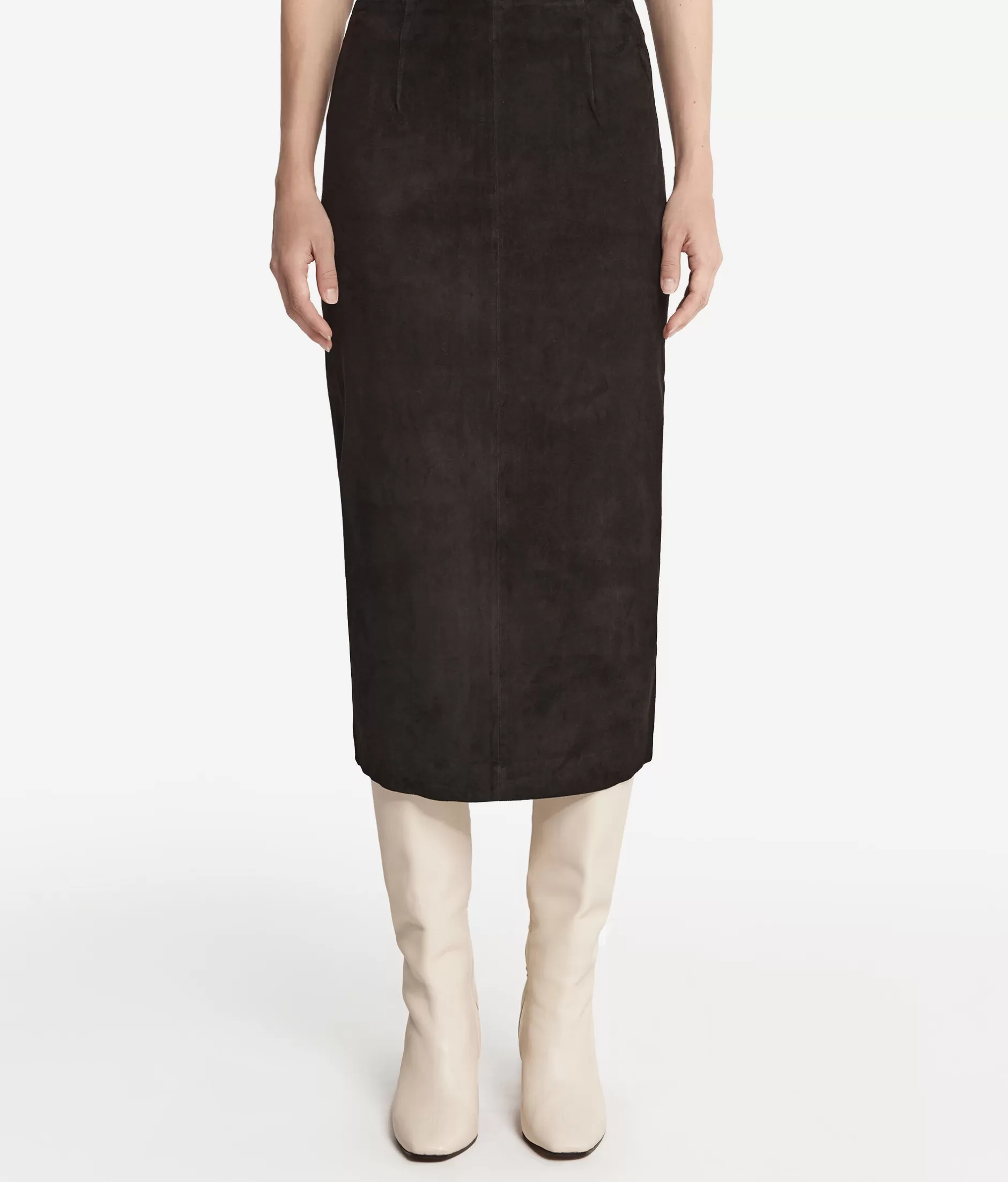 Sale Falconeri Suede Skirt natural -8051 - brown