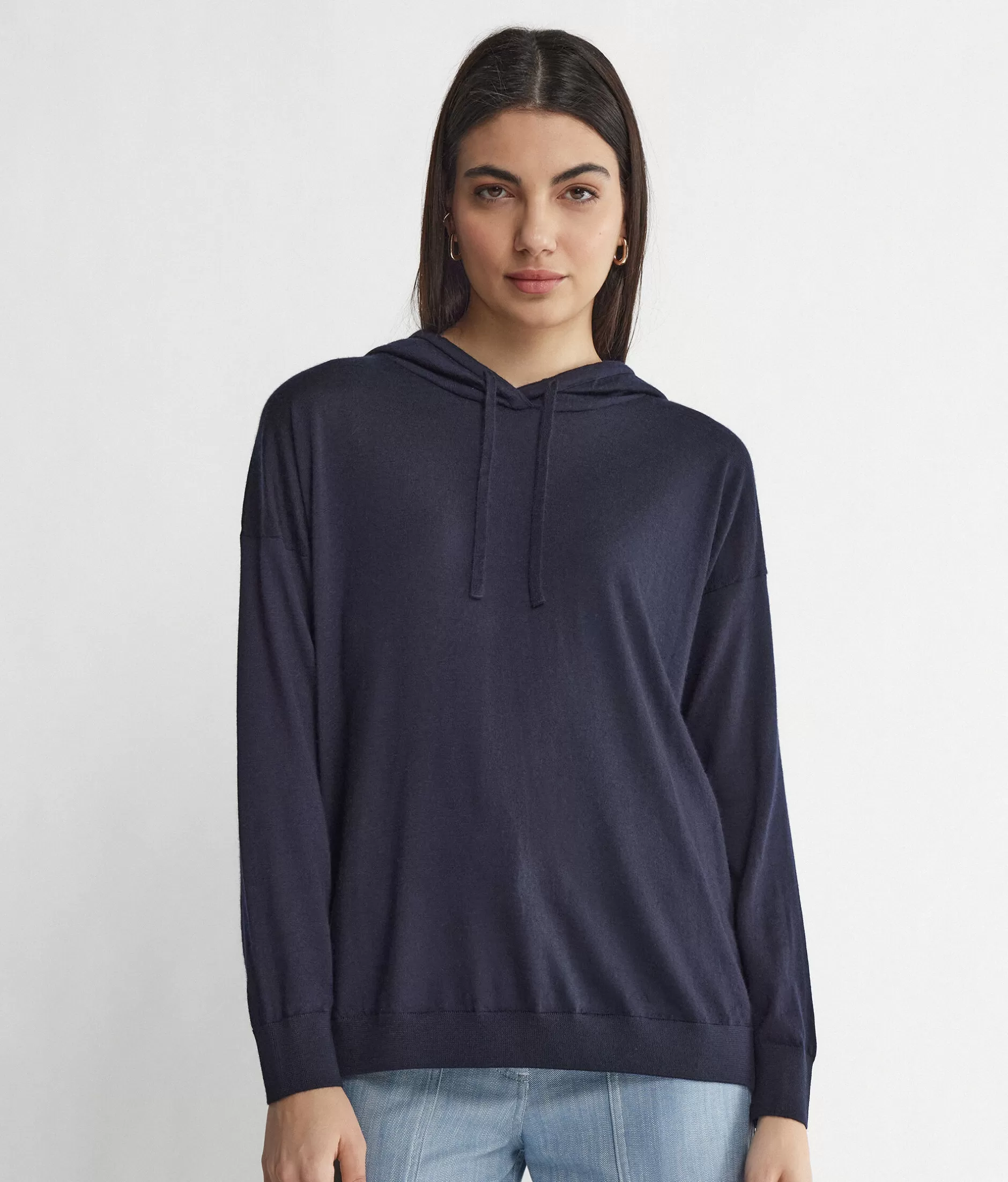 Best Falconeri Sweatshirt In Ultrafine Cashmere blue -9400 - navy blue