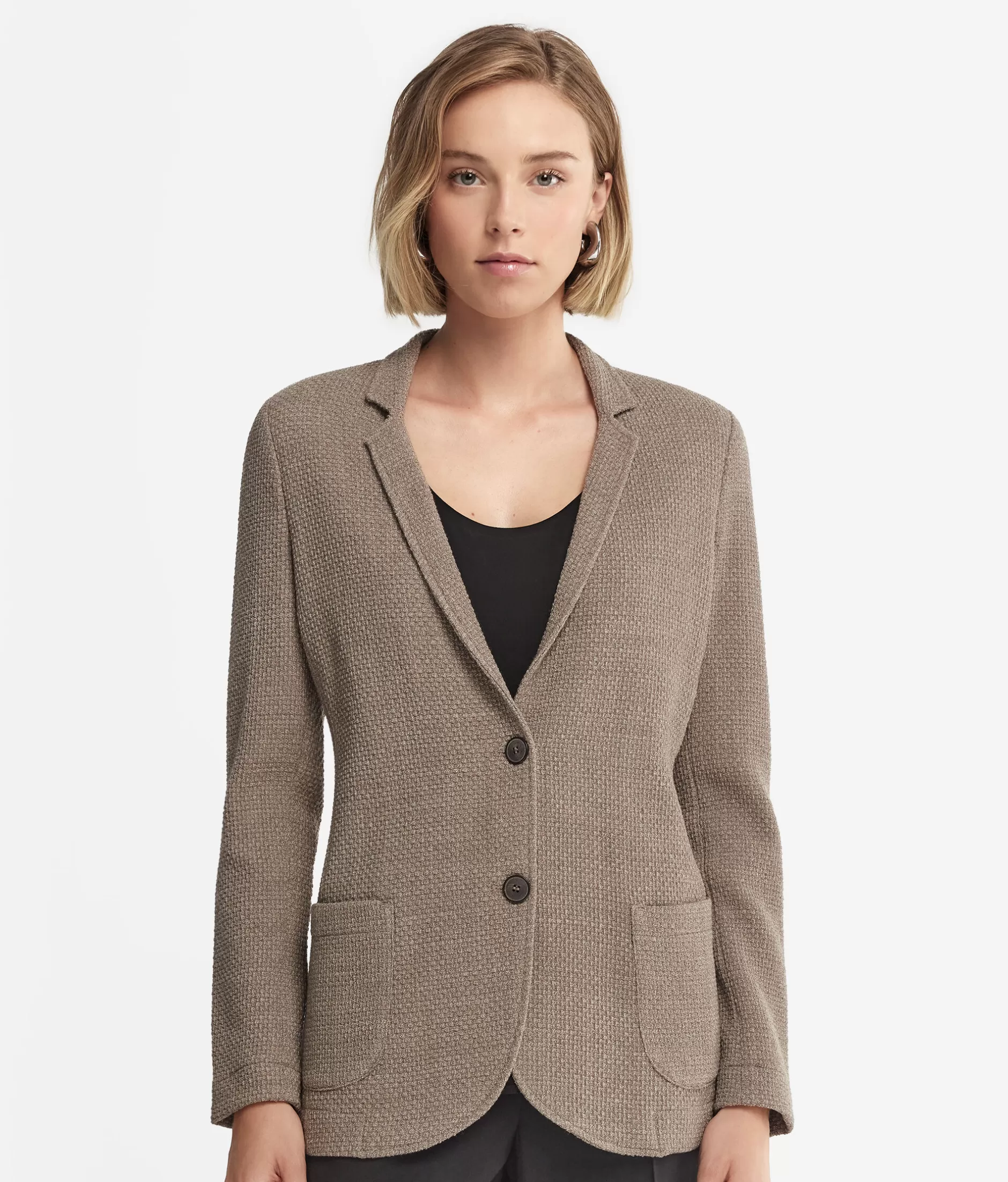 Clearance Falconeri Three-Dimensional Jacket brown -9061 - naturale