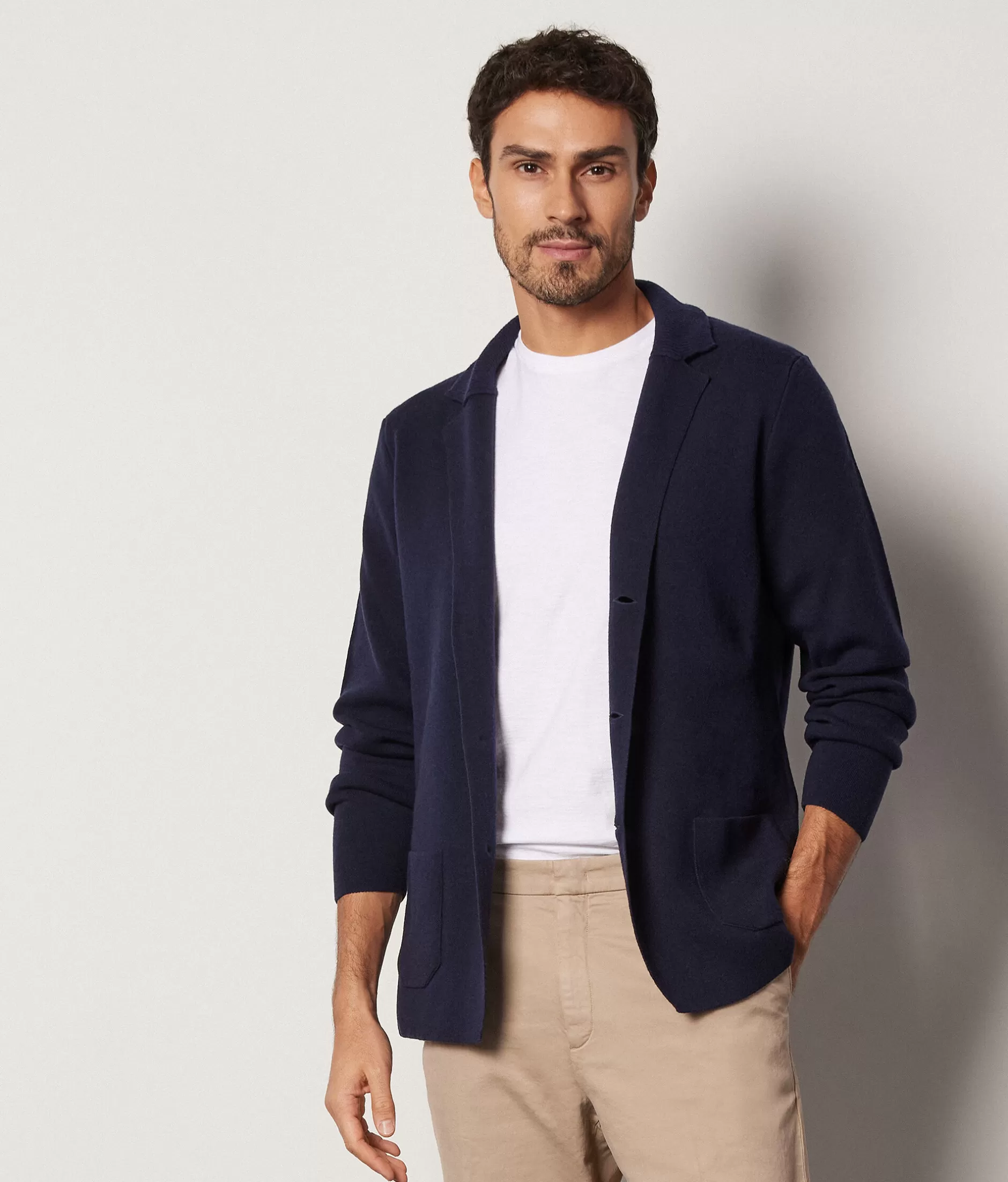 Outlet Falconeri Tweed Jacket blue -9400 - navy blue