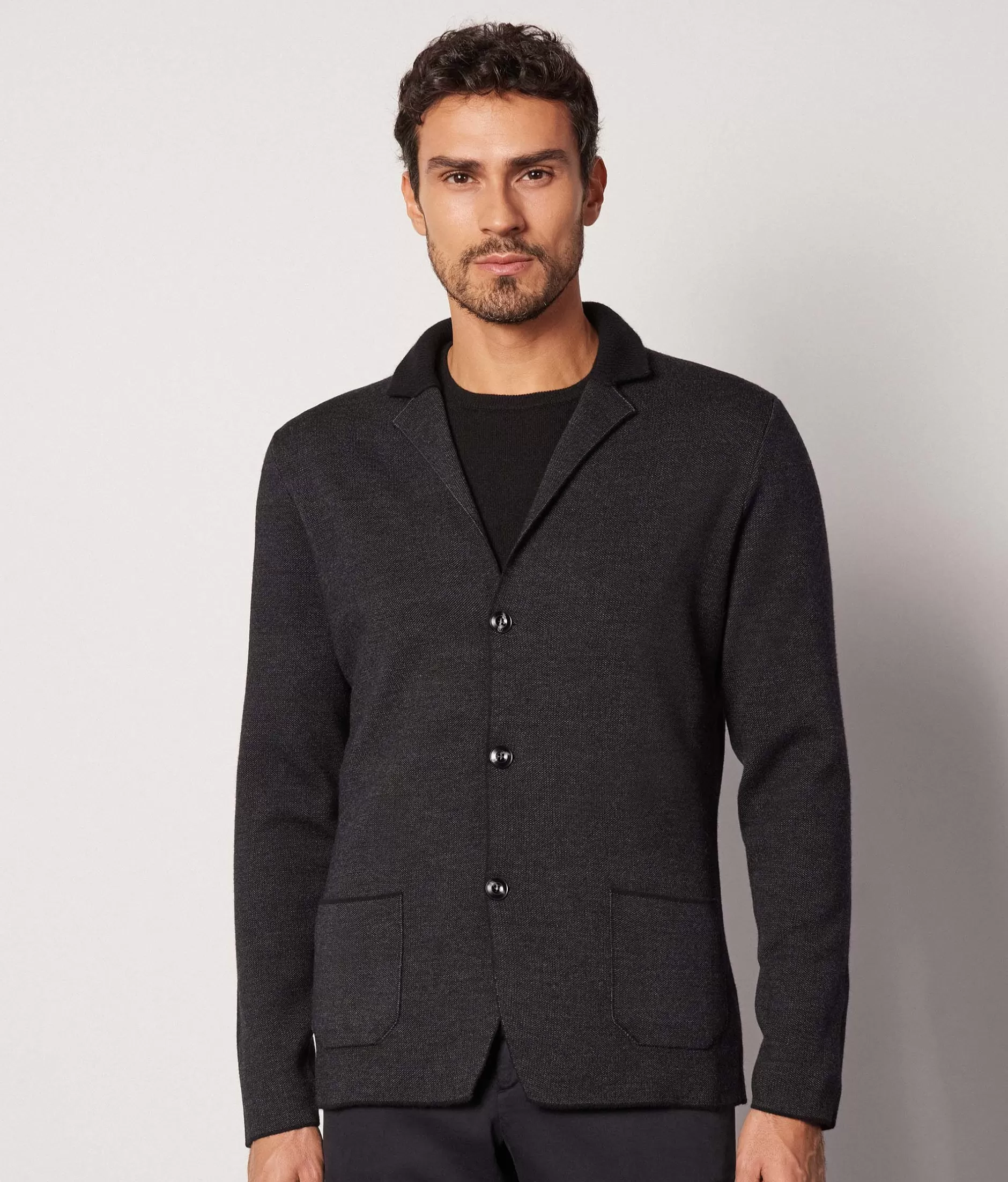 Sale Falconeri Tweed Jacket black -8436 - carbon