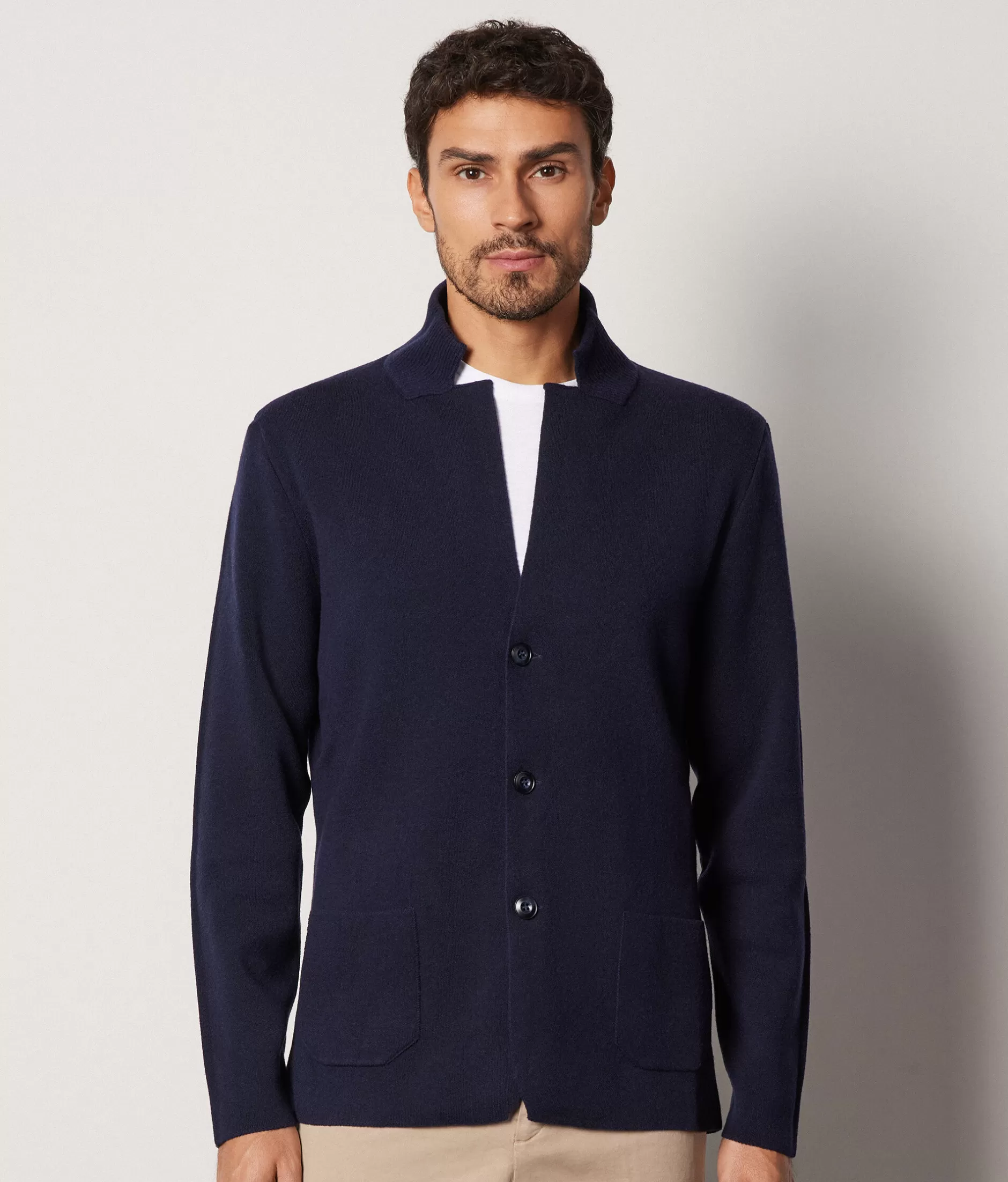 Outlet Falconeri Tweed Jacket blue -9400 - navy blue