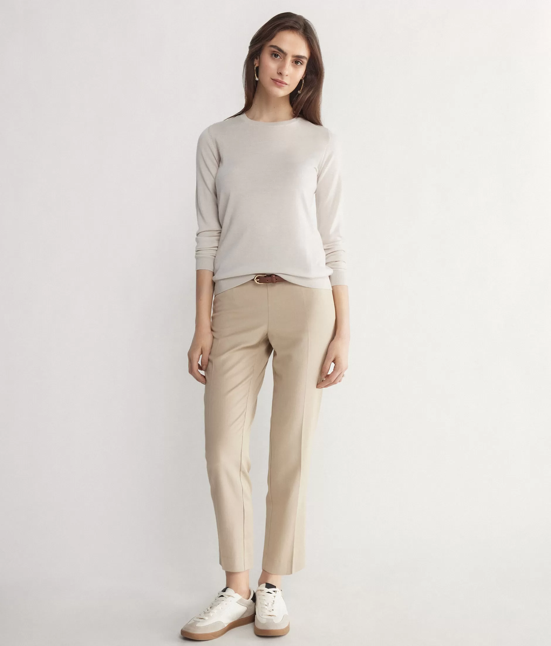 Cheap Falconeri Ultrafine Cashmere Crewneck Sweater ivory -8644 - light alabaster