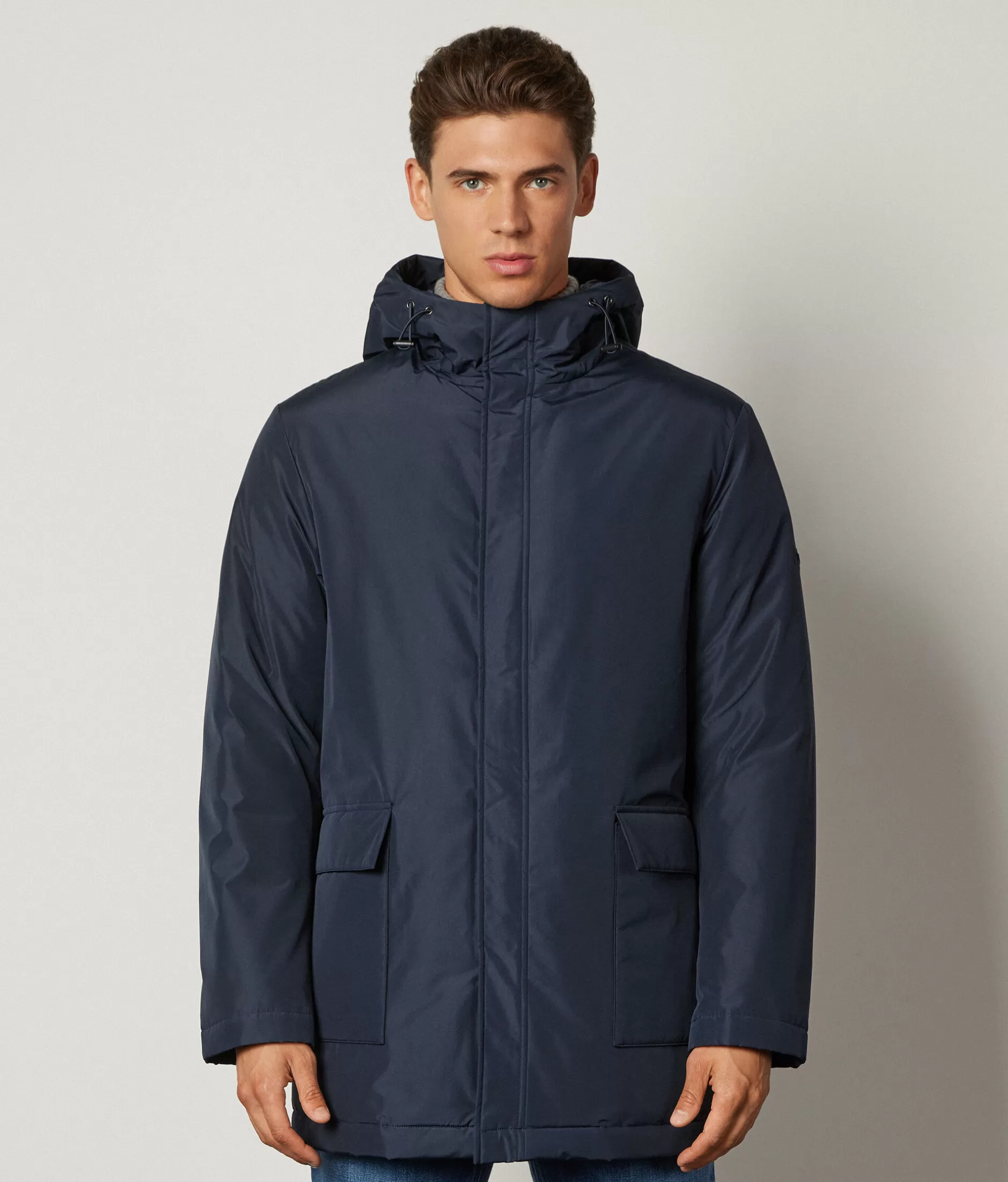 Flash Sale Falconeri Ultrafine Cashmere Short Quilted Parka Jacket blue -9400 - navy blue