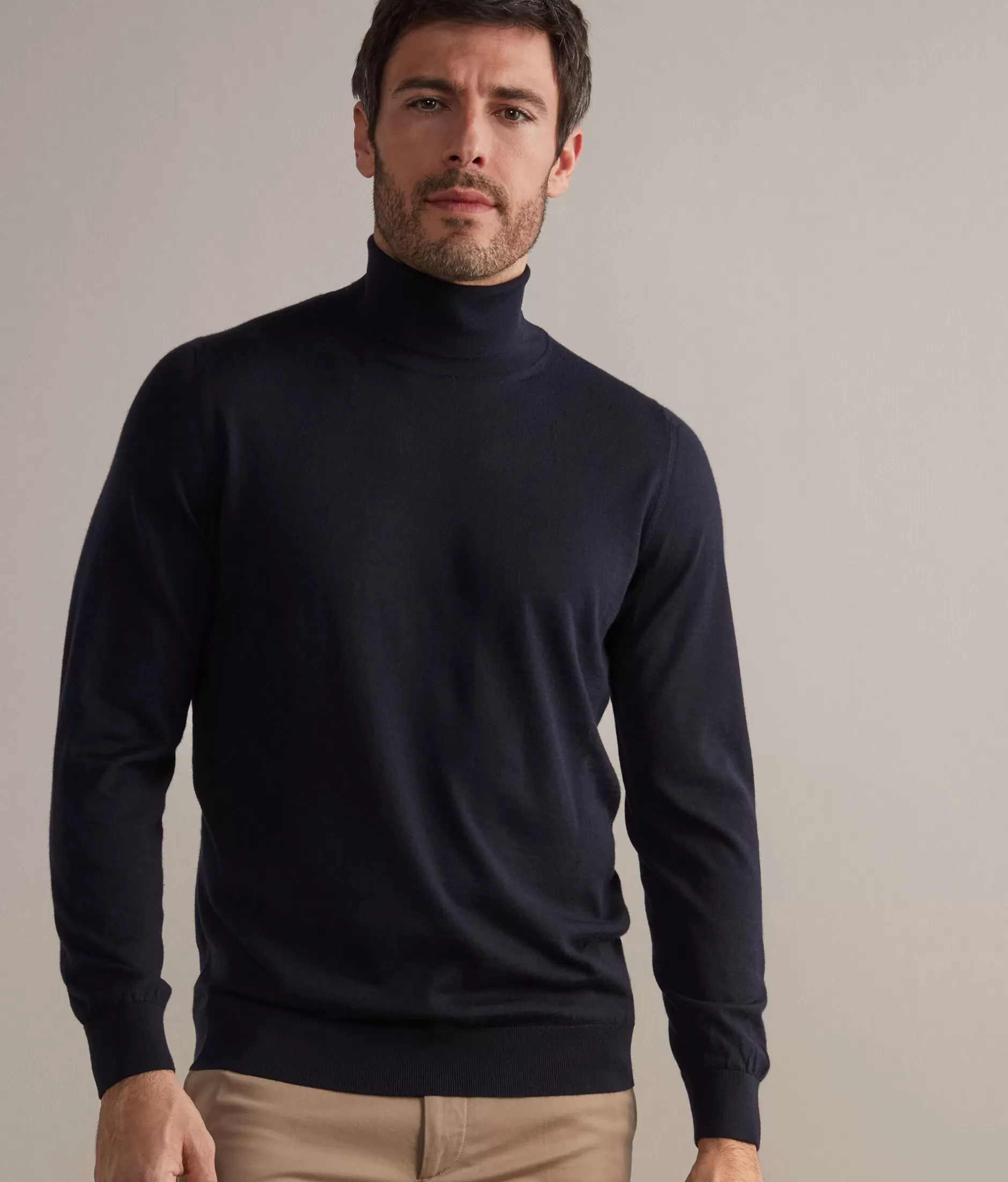 Best Sale Falconeri Ultrafine Cashmere Turtleneck blue -9400 - navy blue