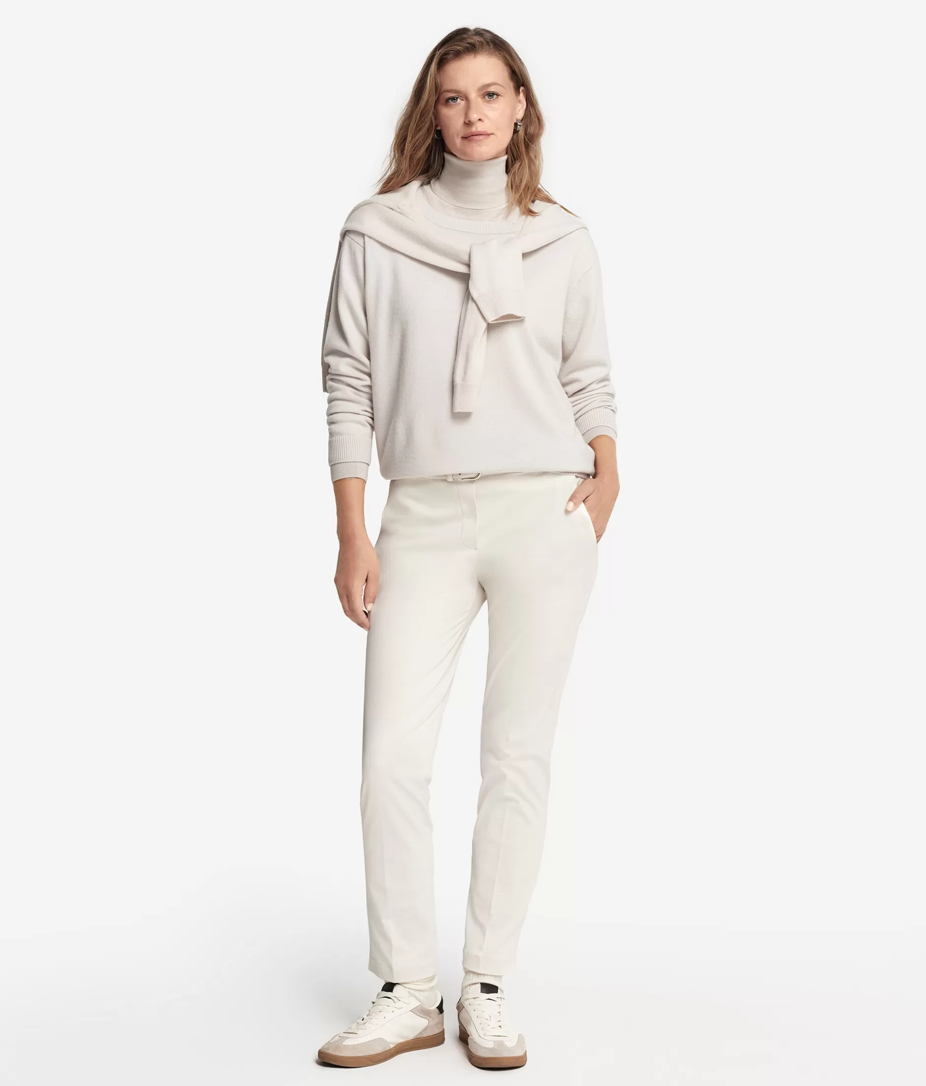 Clearance Falconeri Ultrasoft Cashmere Boatneck Sweater ivory -8644 - light alabaster