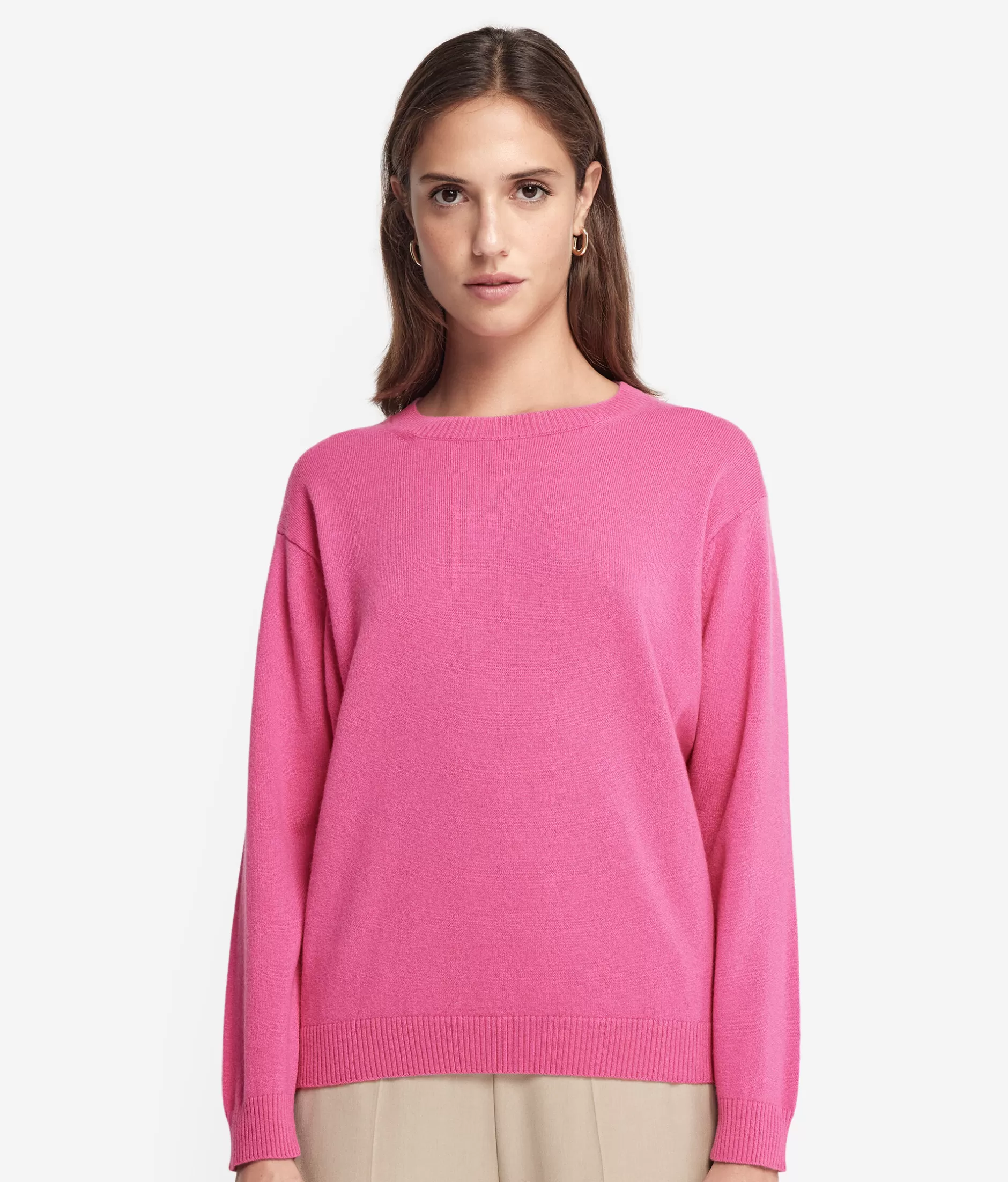 Best Sale Falconeri Ultrasoft Cashmere Boatneck Sweater pink -8921 - pink delight