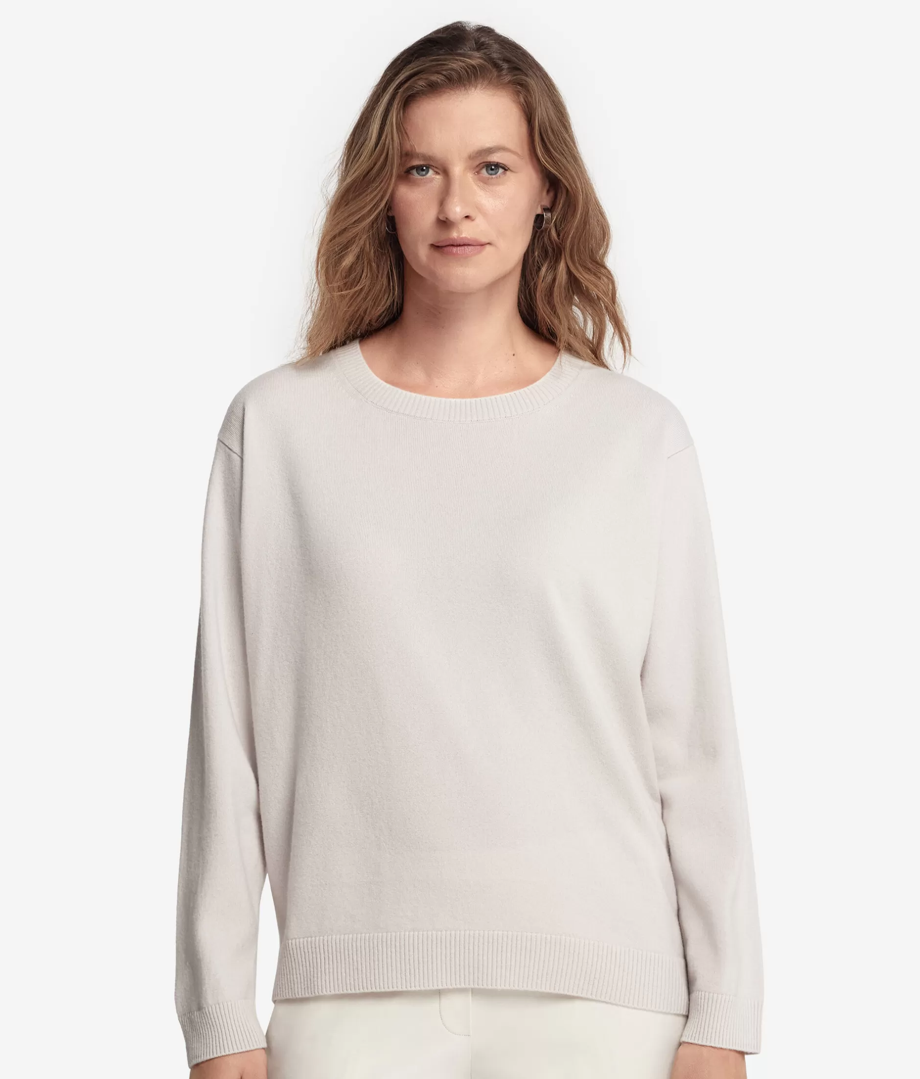 Clearance Falconeri Ultrasoft Cashmere Boatneck Sweater ivory -8644 - light alabaster