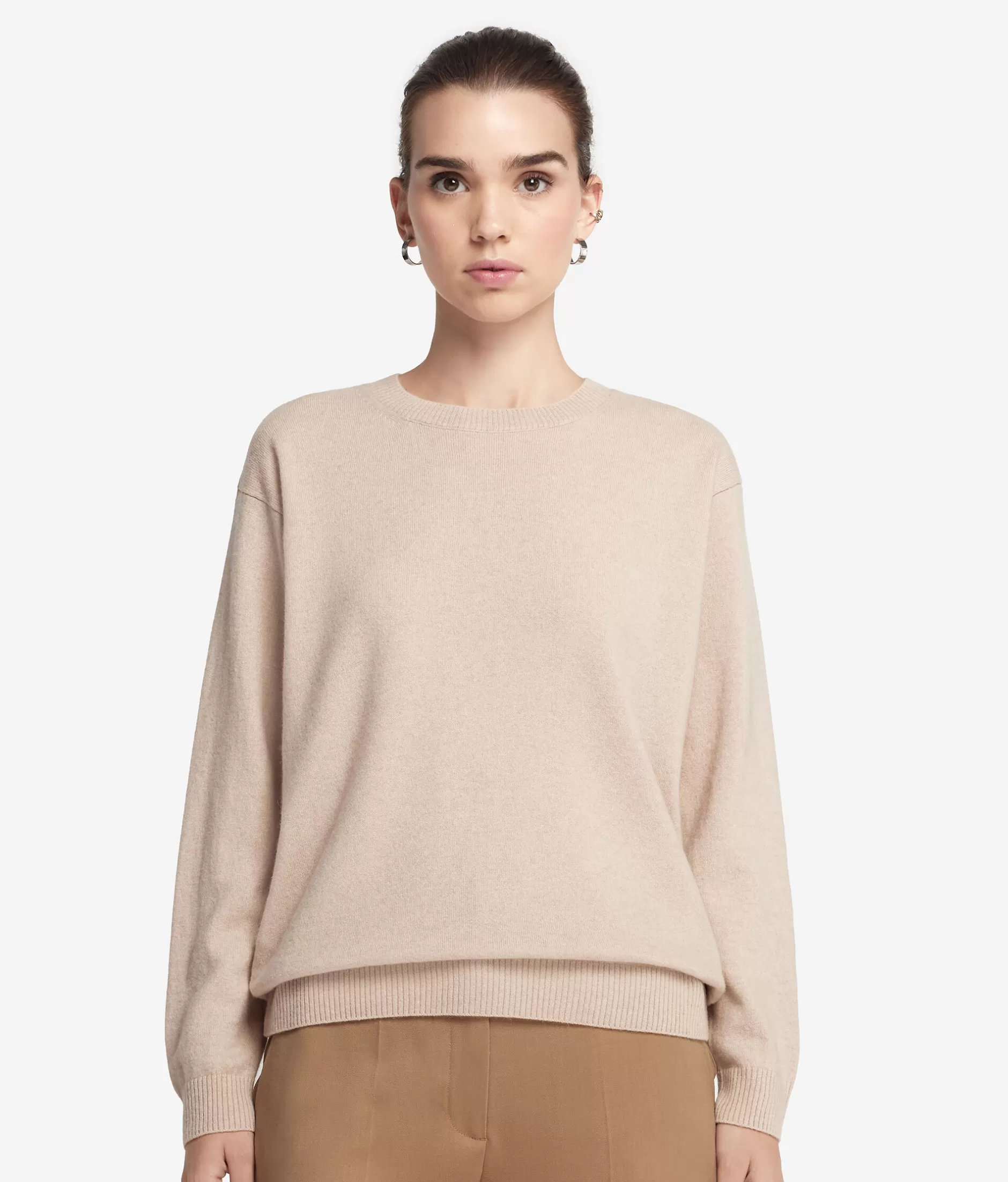 Sale Falconeri Ultrasoft Cashmere Boatneck Sweater natural -8646 - light vanilla