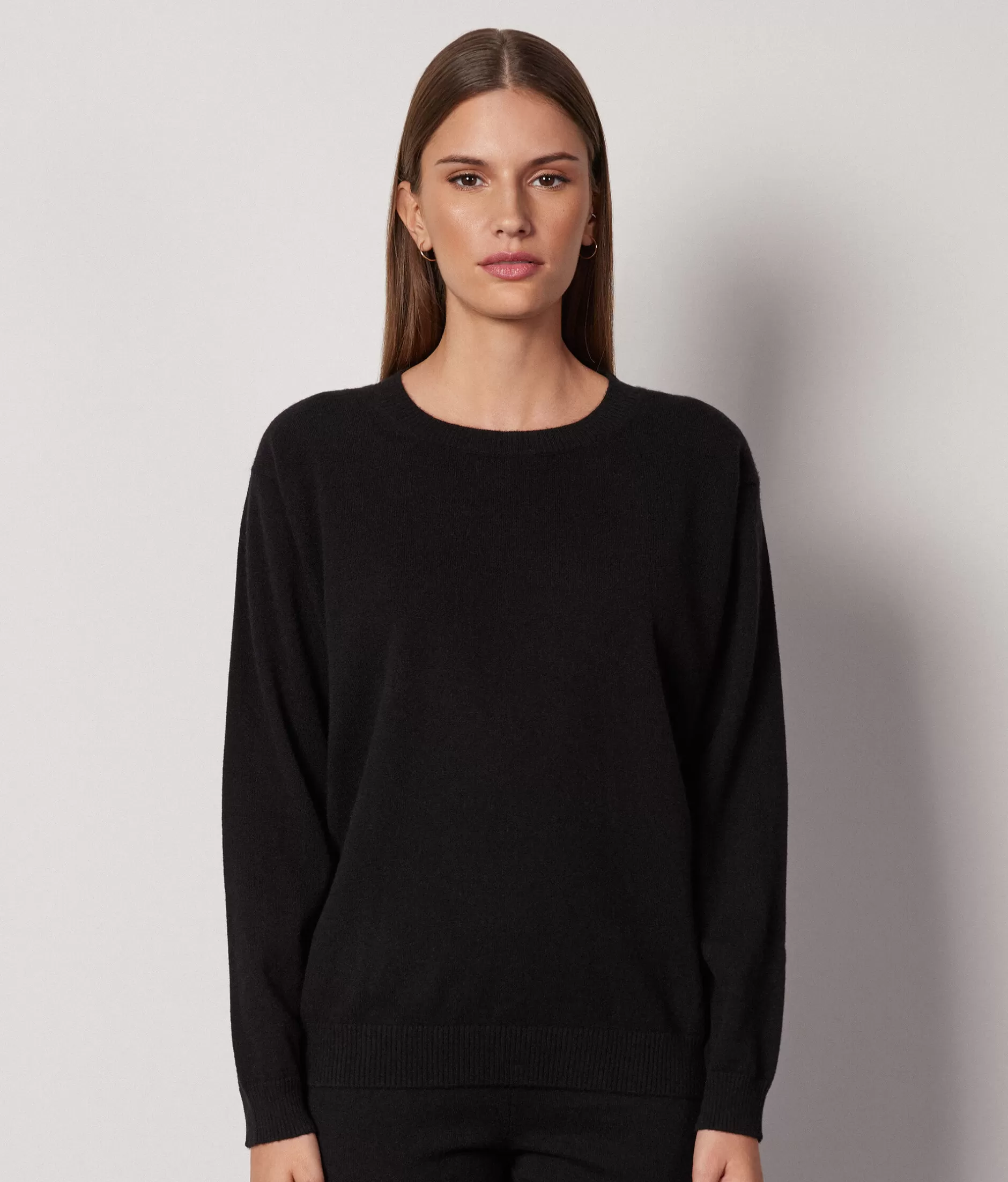 Hot Falconeri Ultrasoft Cashmere Boatneck Sweater black -9107 - black