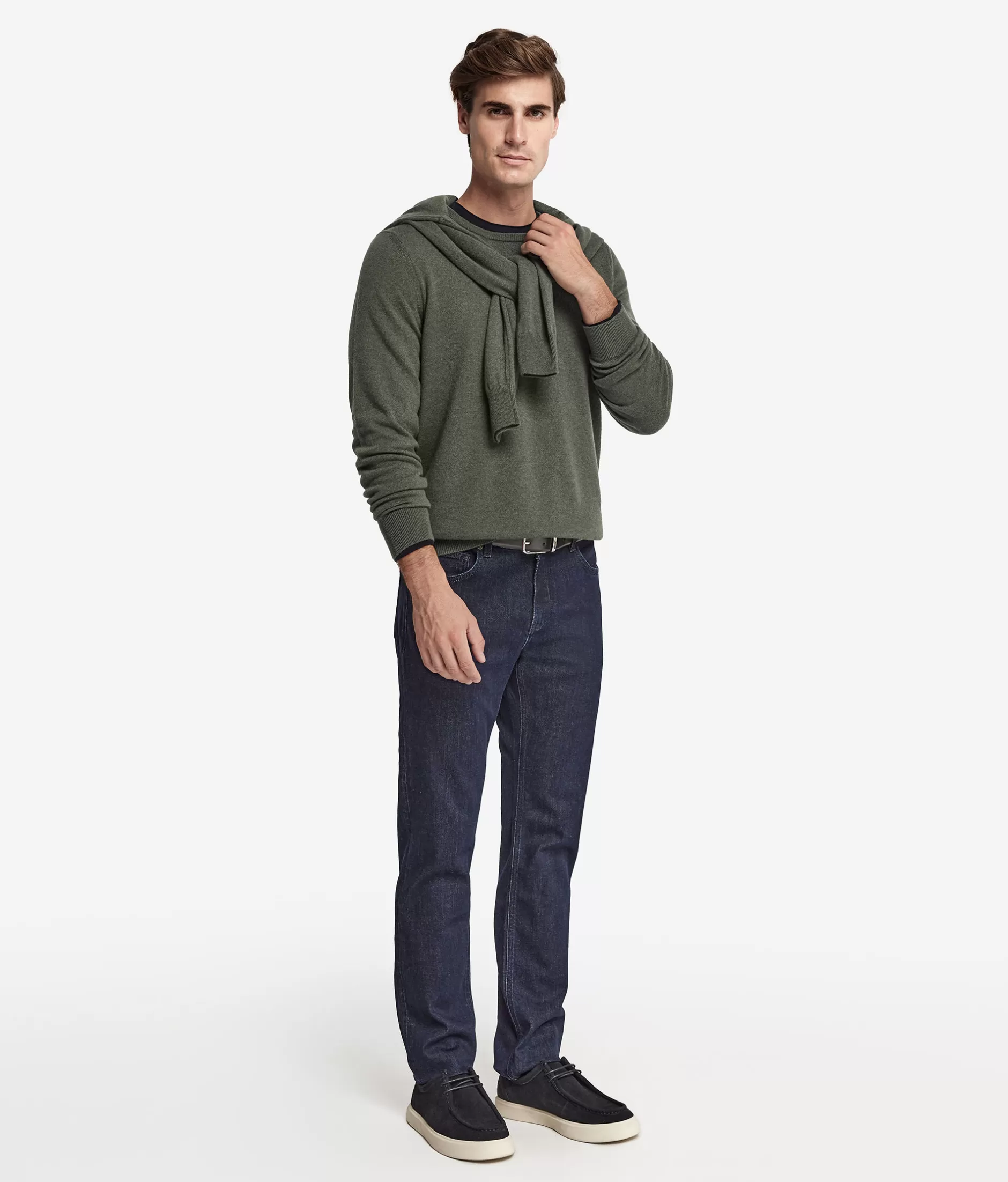 Hot Falconeri Ultrasoft Cashmere Crewneck Sweater dark green -9071 - fern