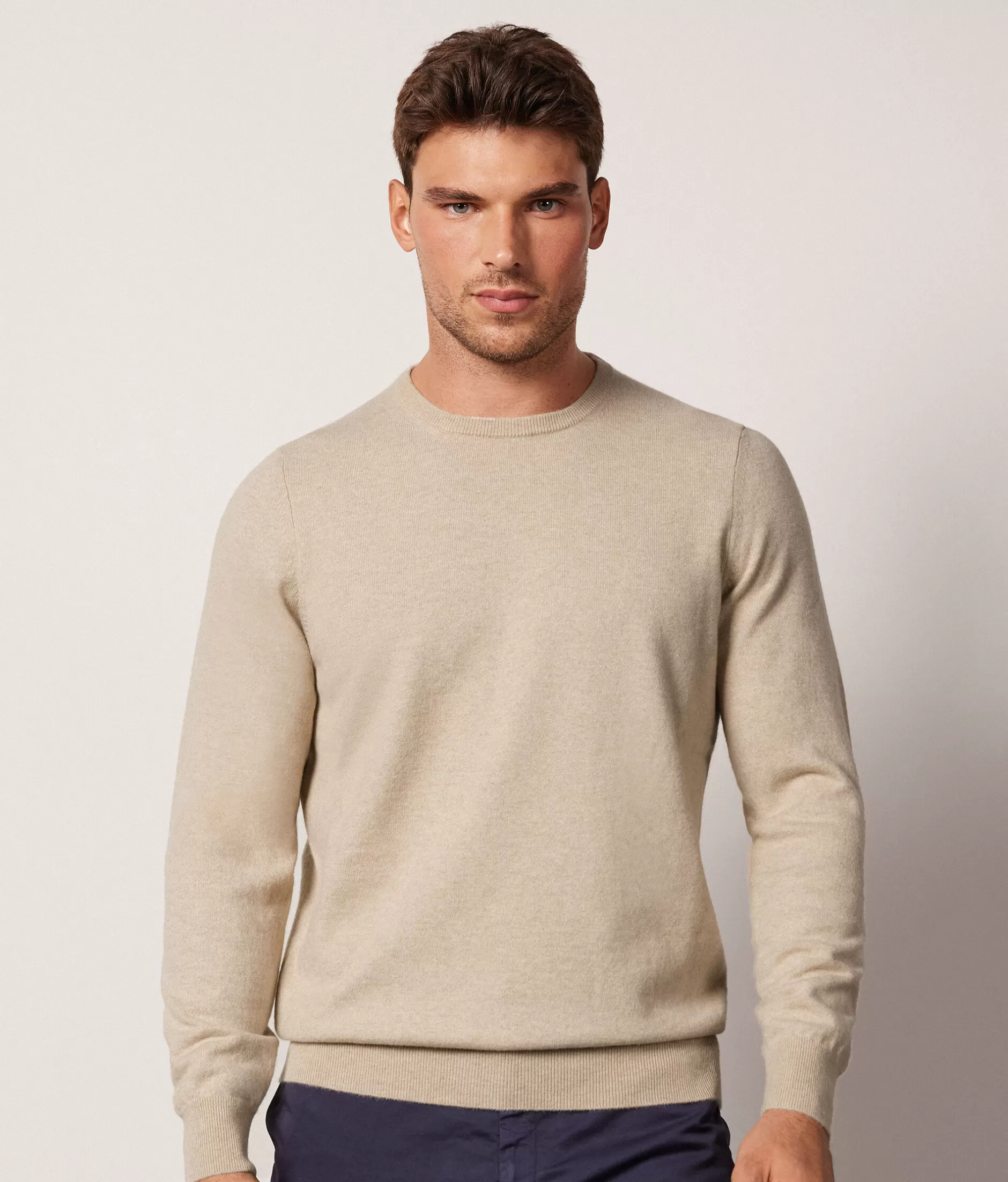 Cheap Falconeri Ultrasoft Cashmere Crewneck Sweater natural -8481 - honey