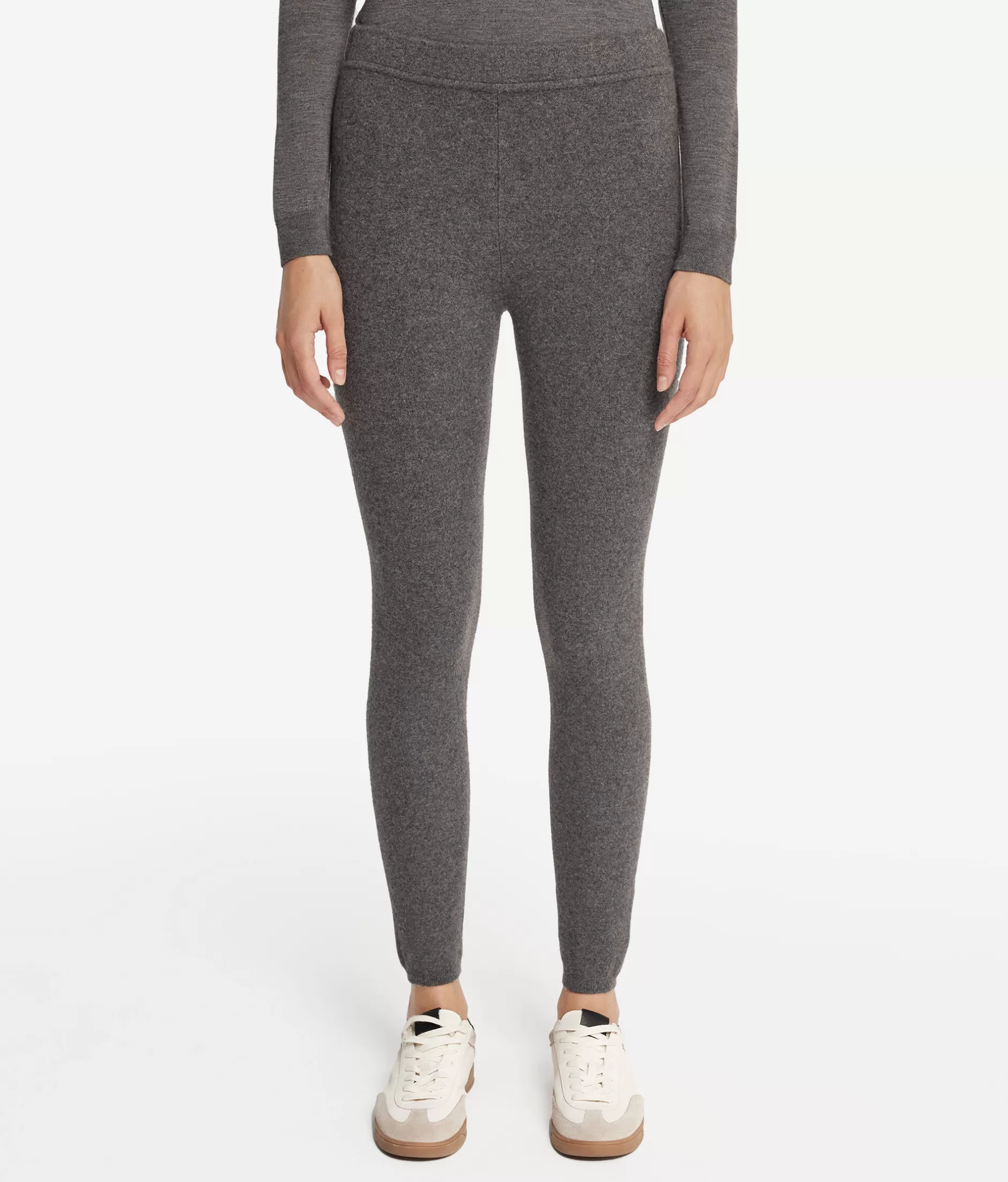 Online Falconeri Ultrasoft Cashmere Leggings dark grey -9070 - ash