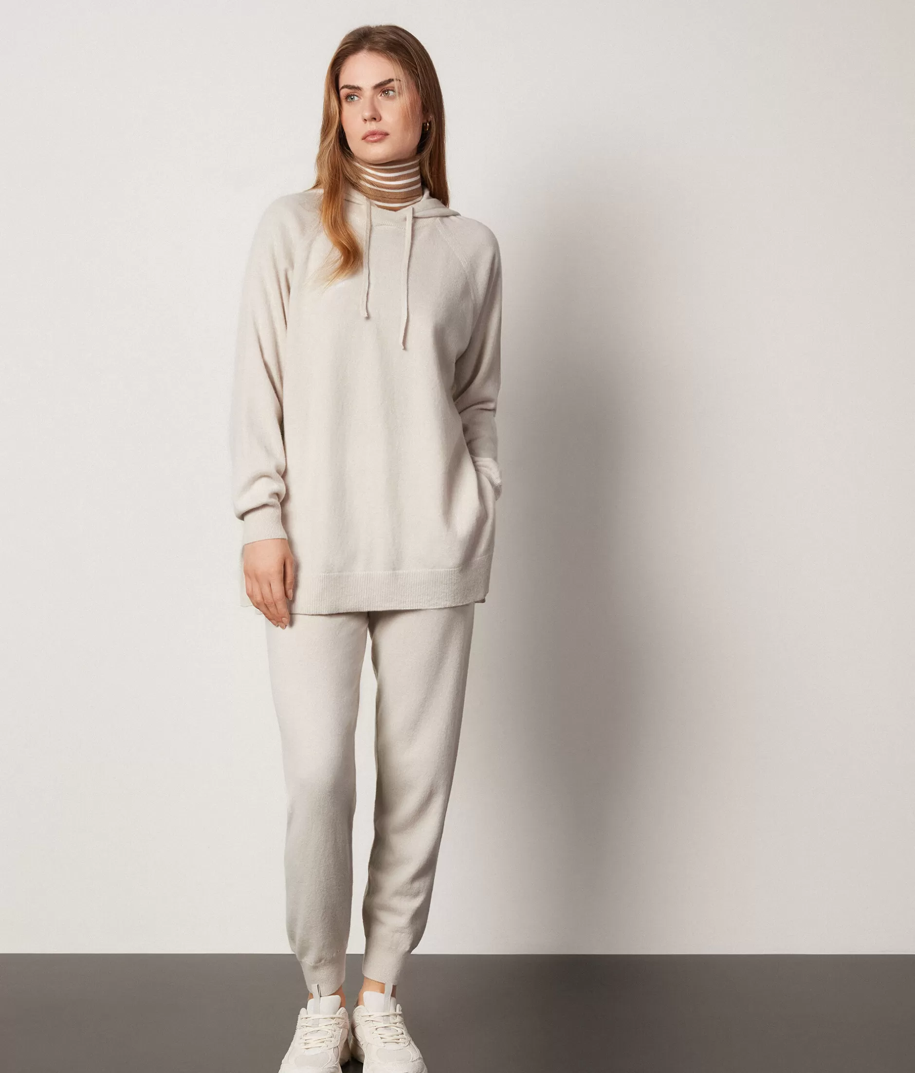 Best Sale Falconeri Ultrasoft Cashmere Sweatpants ivory -8644 - light alabaster