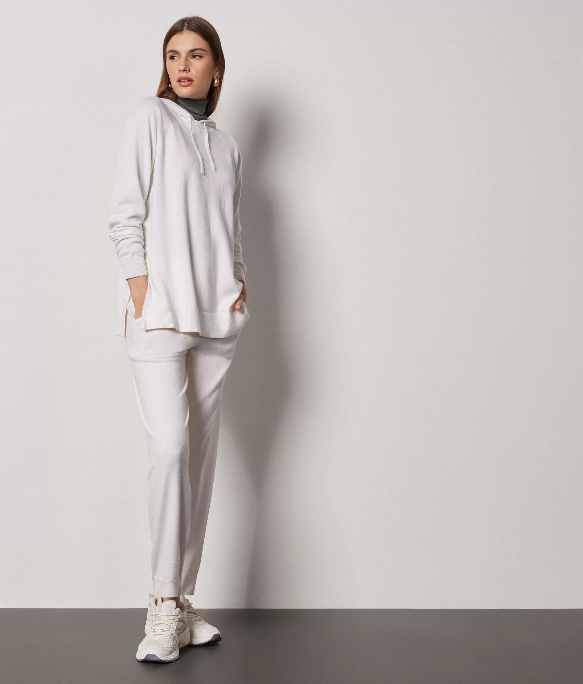 Flash Sale Falconeri Ultrasoft Cashmere Sweatpants white -8005 - bow