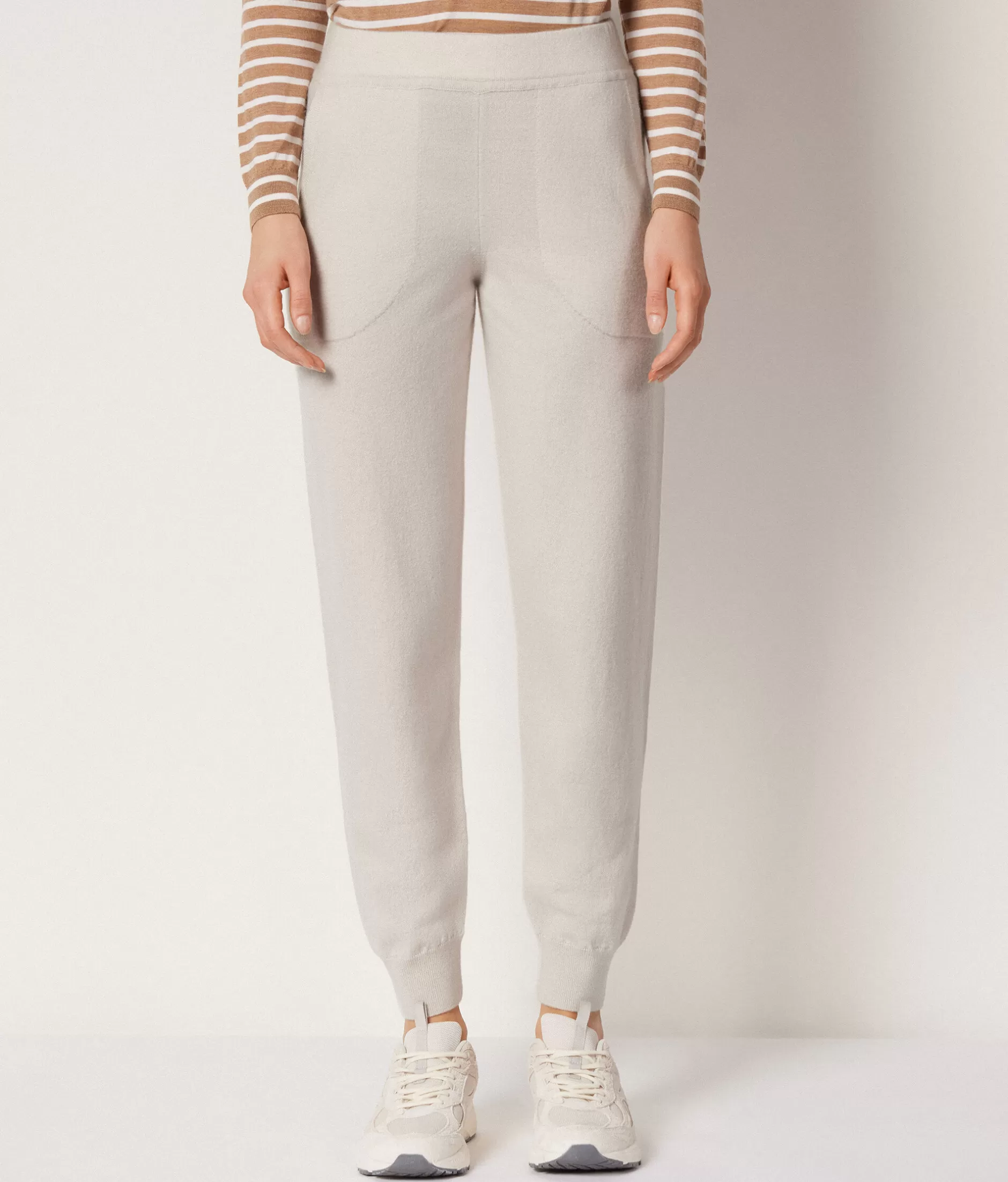 Best Sale Falconeri Ultrasoft Cashmere Sweatpants ivory -8644 - light alabaster