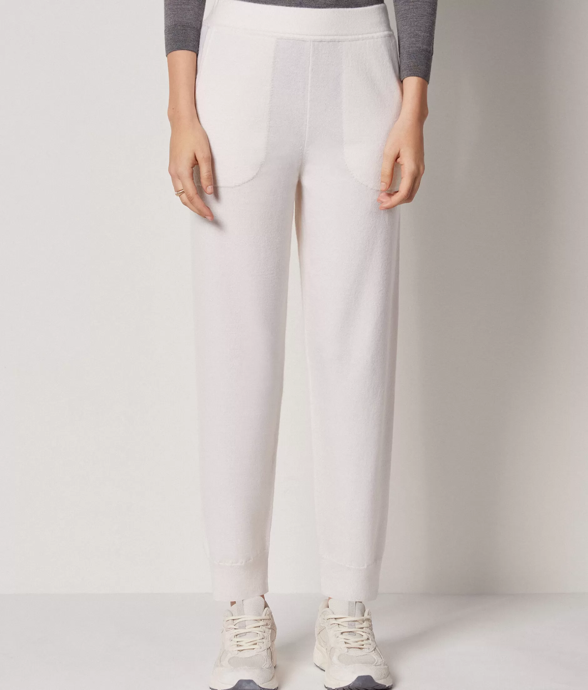 Flash Sale Falconeri Ultrasoft Cashmere Sweatpants white -8005 - bow