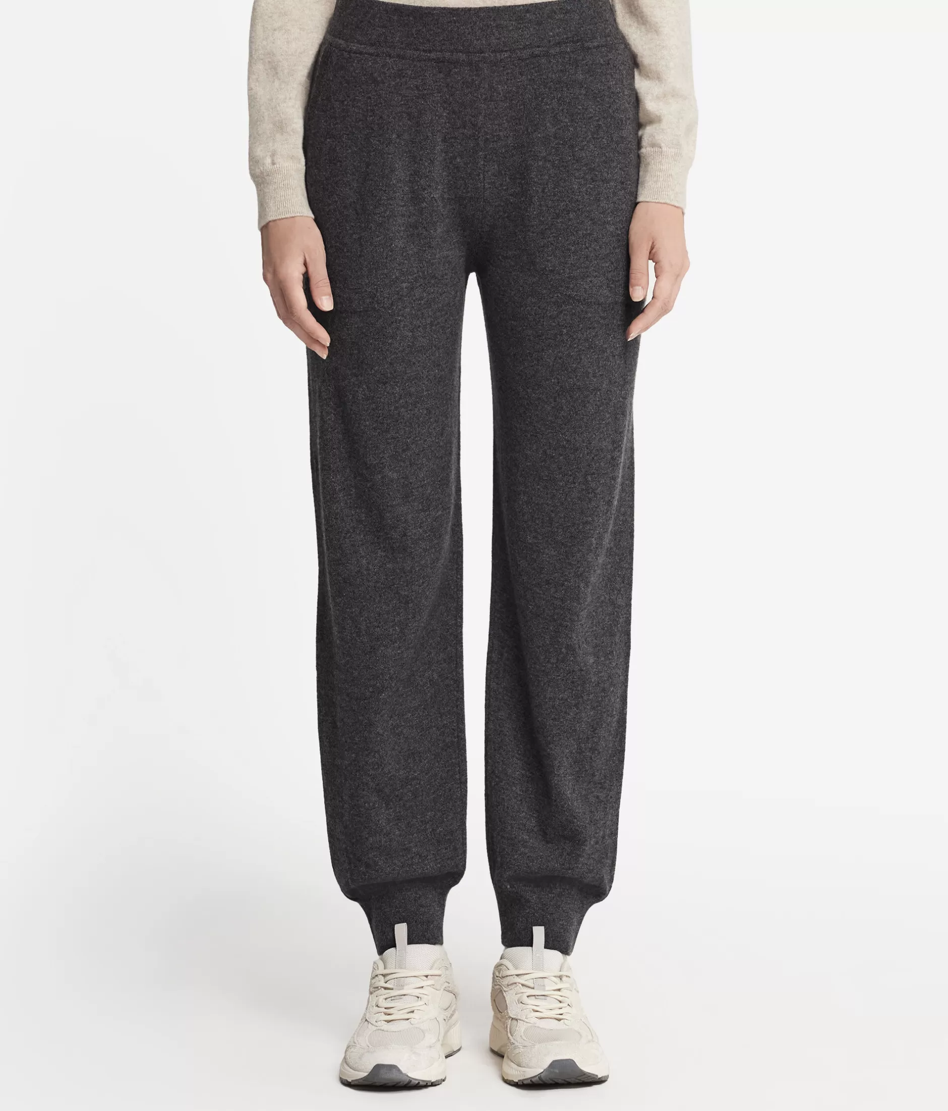 Outlet Falconeri Ultrasoft Cashmere Sweatpants dark grey -9070 - ash