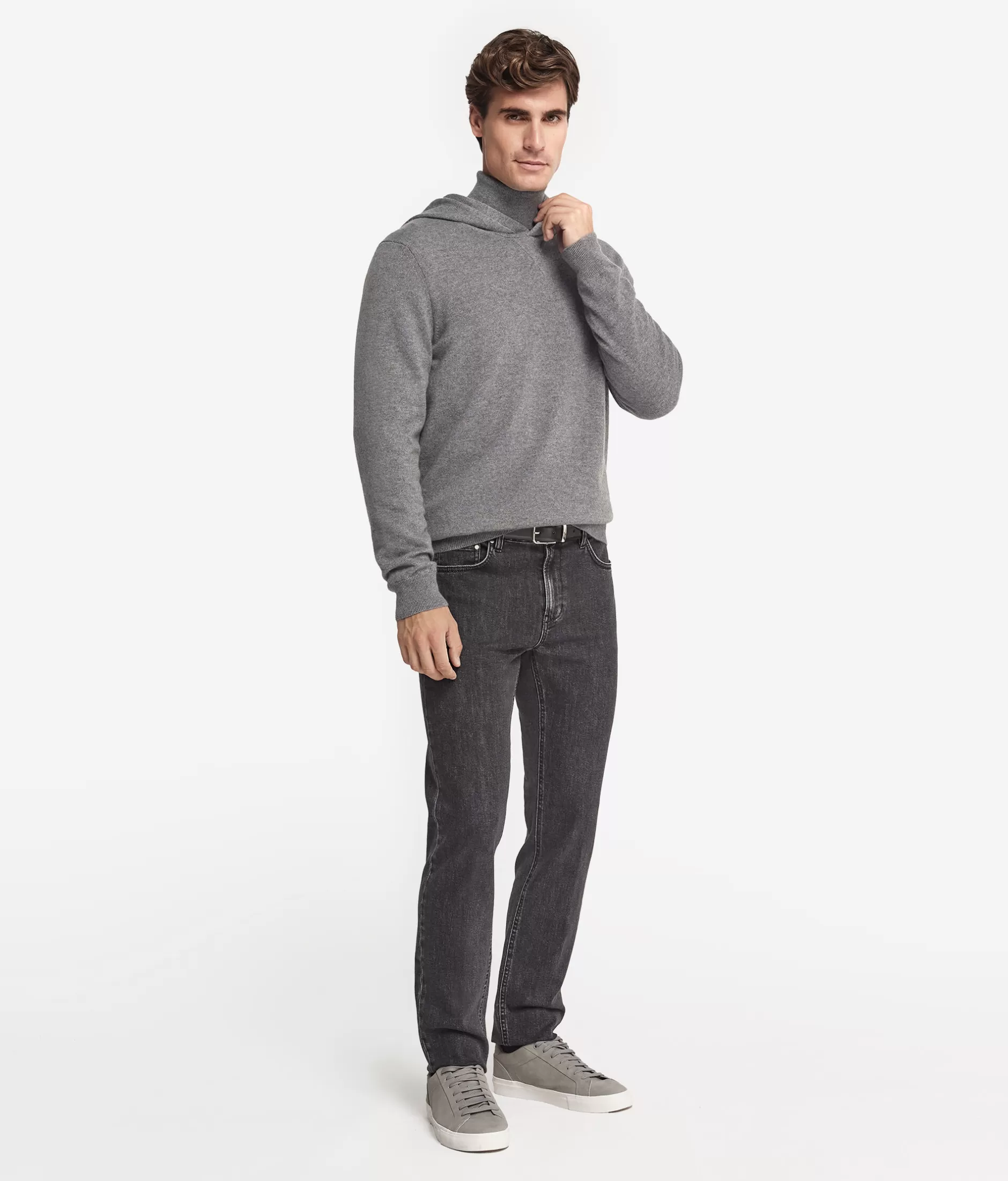 Store Falconeri Ultrasoft Cashmere Sweatshirt grey -8027 - grey