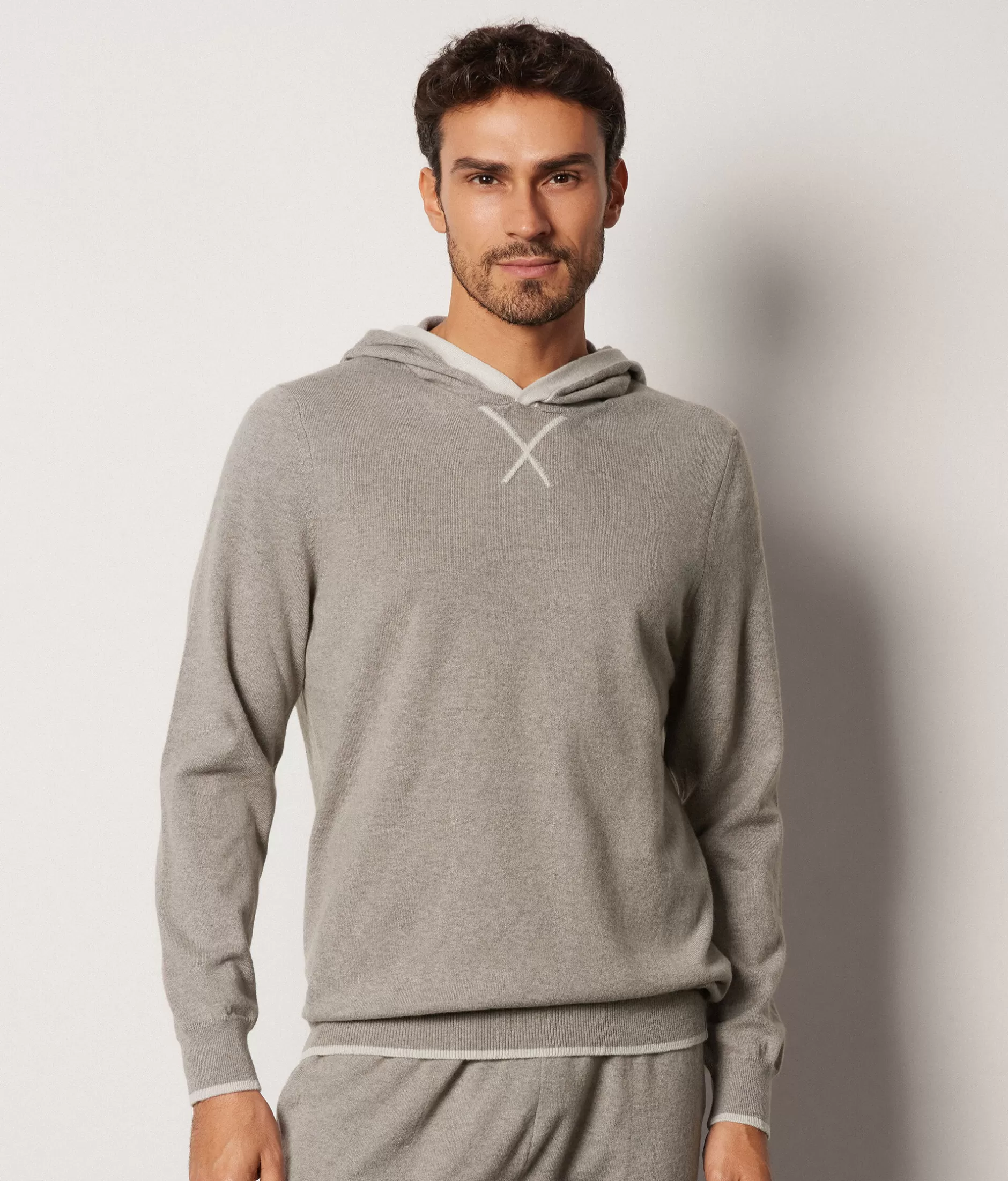 Flash Sale Falconeri Ultrasoft Cashmere Sweatshirt grey -8444 - ice melange