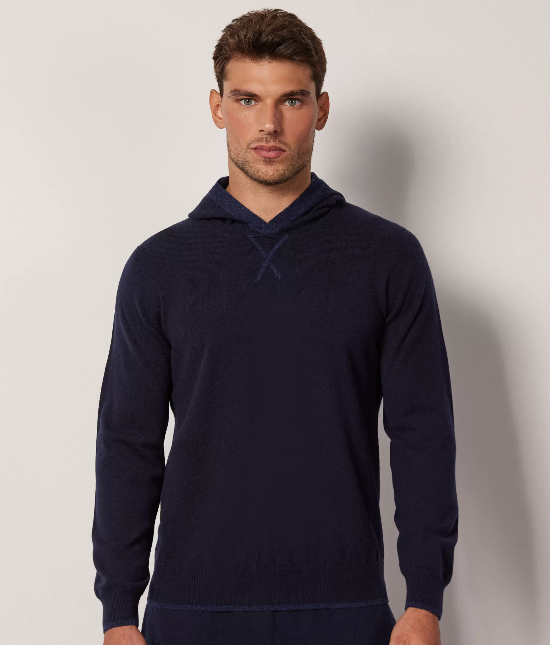 Cheap Falconeri Ultrasoft Cashmere Sweatshirt blue -9400 - navy blue