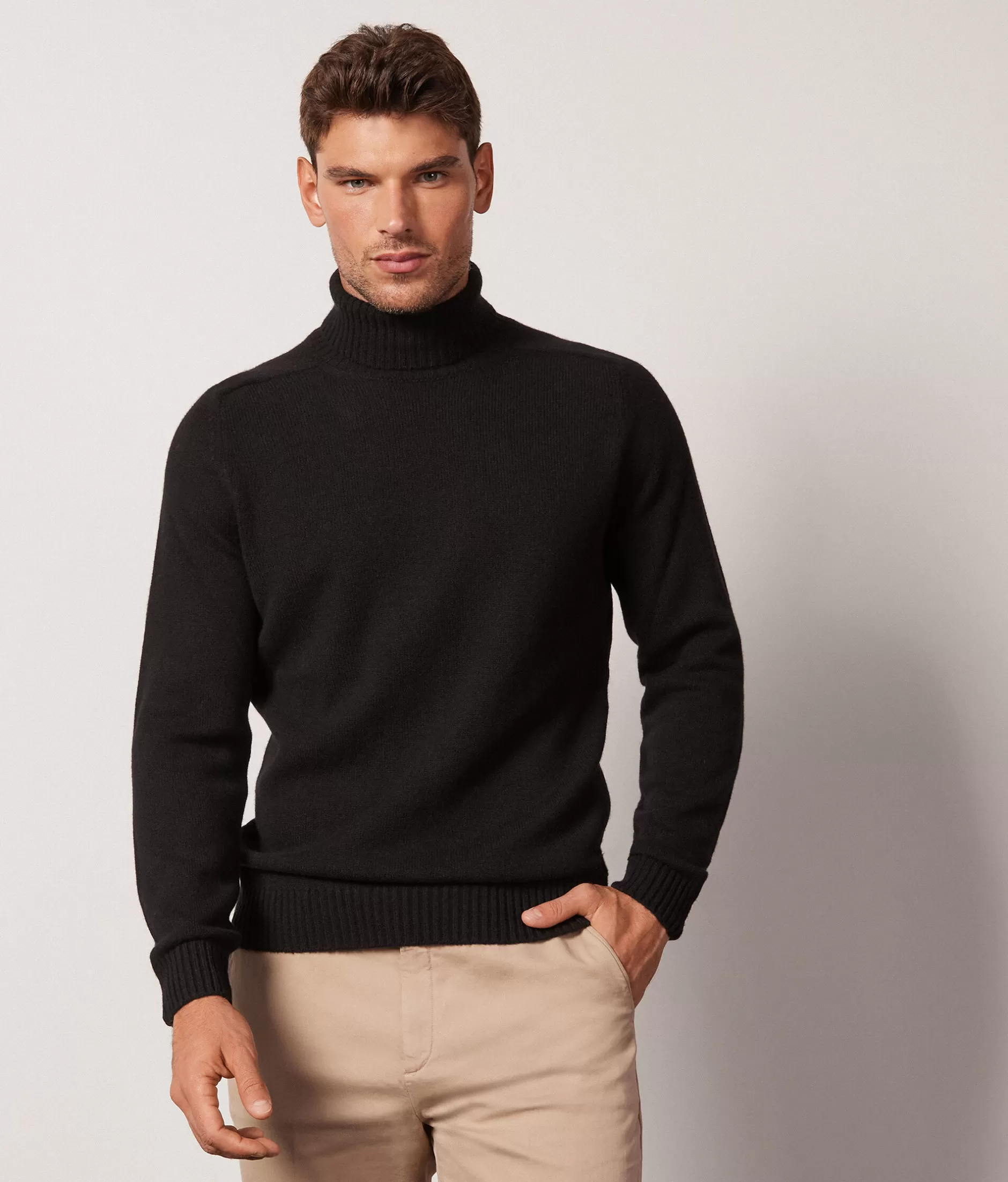 Outlet Falconeri Ultrasoft Cashmere Turtleneck black -9107 - black