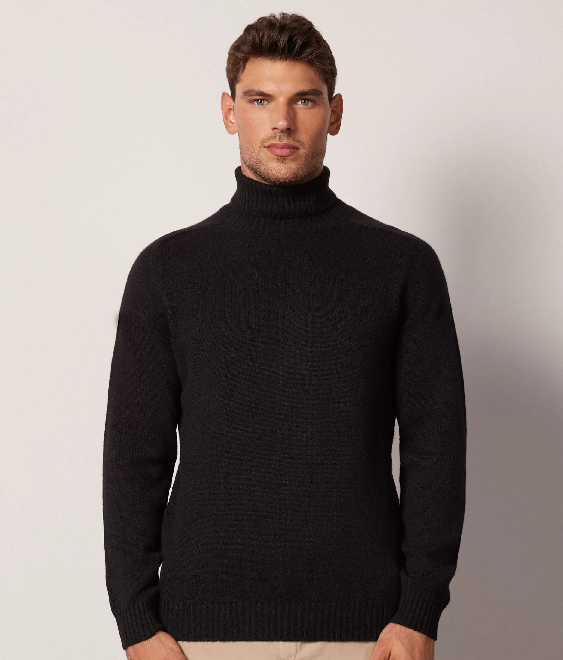 Outlet Falconeri Ultrasoft Cashmere Turtleneck black -9107 - black