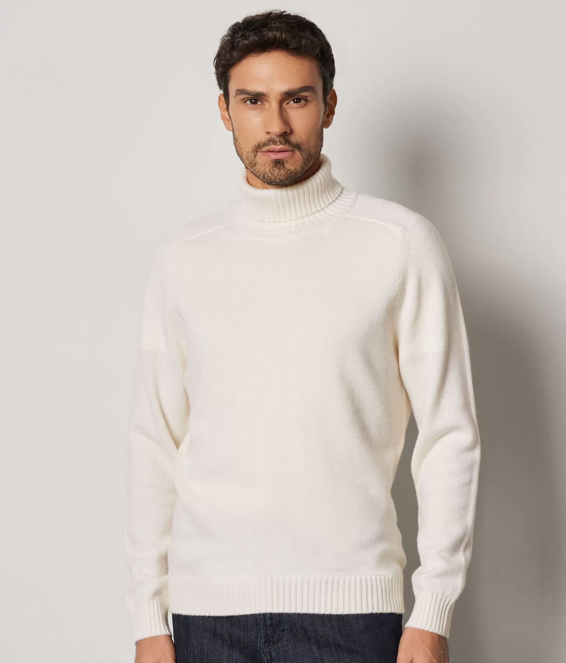 Clearance Falconeri Ultrasoft Cashmere Turtleneck white -8259 - milk white