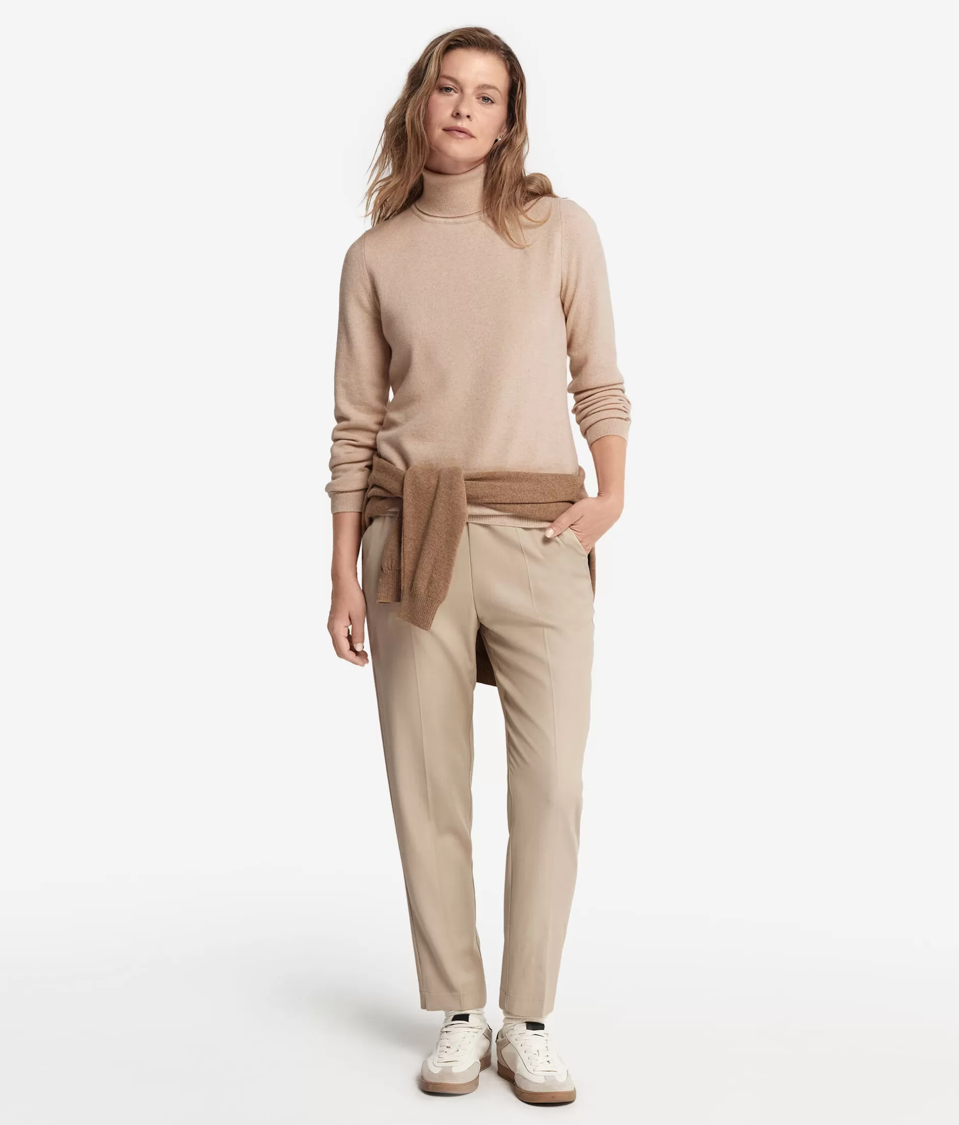 Outlet Falconeri Ultrasoft Cashmere Turtleneck Sweater natural -8646 - light vanilla